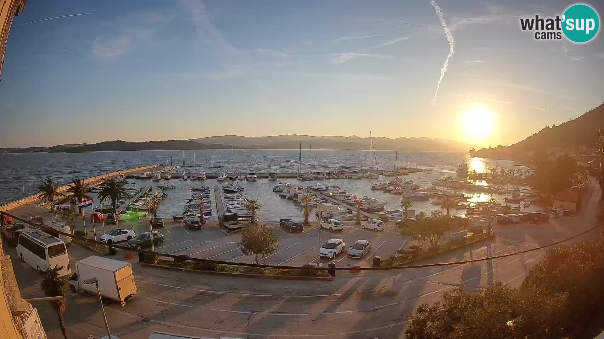 Webcam Orebić Riva – Ferry to Korčula Live