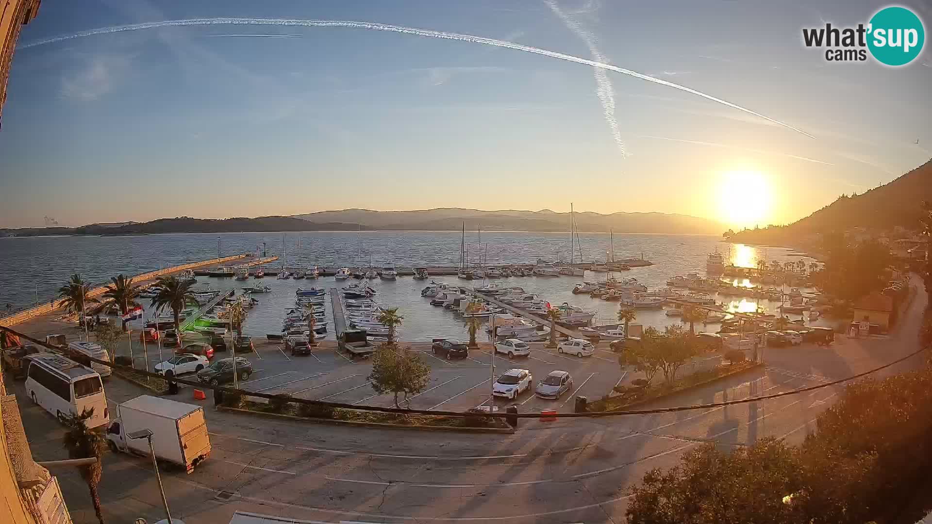 Webcam Orebić Riva – Ferry vers Korčula en direct