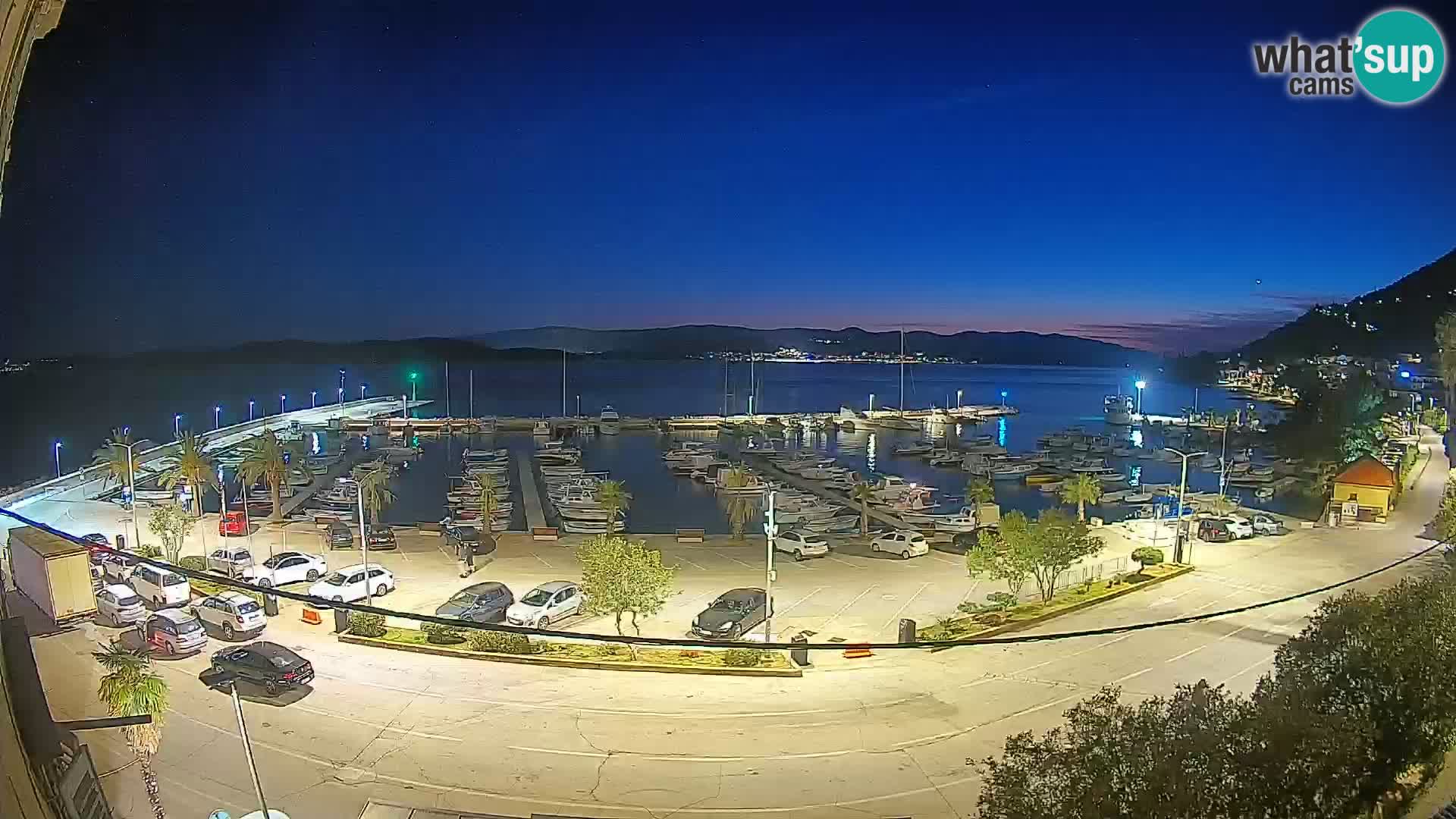 Webcam Orebić Riva – Ferry to Korčula Live