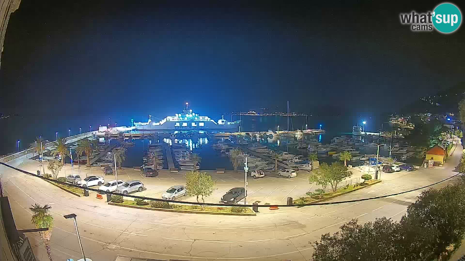 Webcam Orebić Riva – Ferry a Korčula en vivo