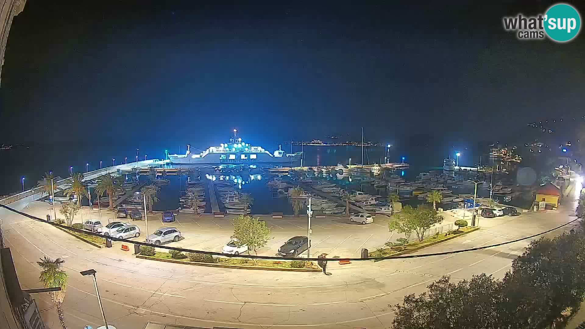 Webcam Orebić Riva – Ferry a Korčula en vivo