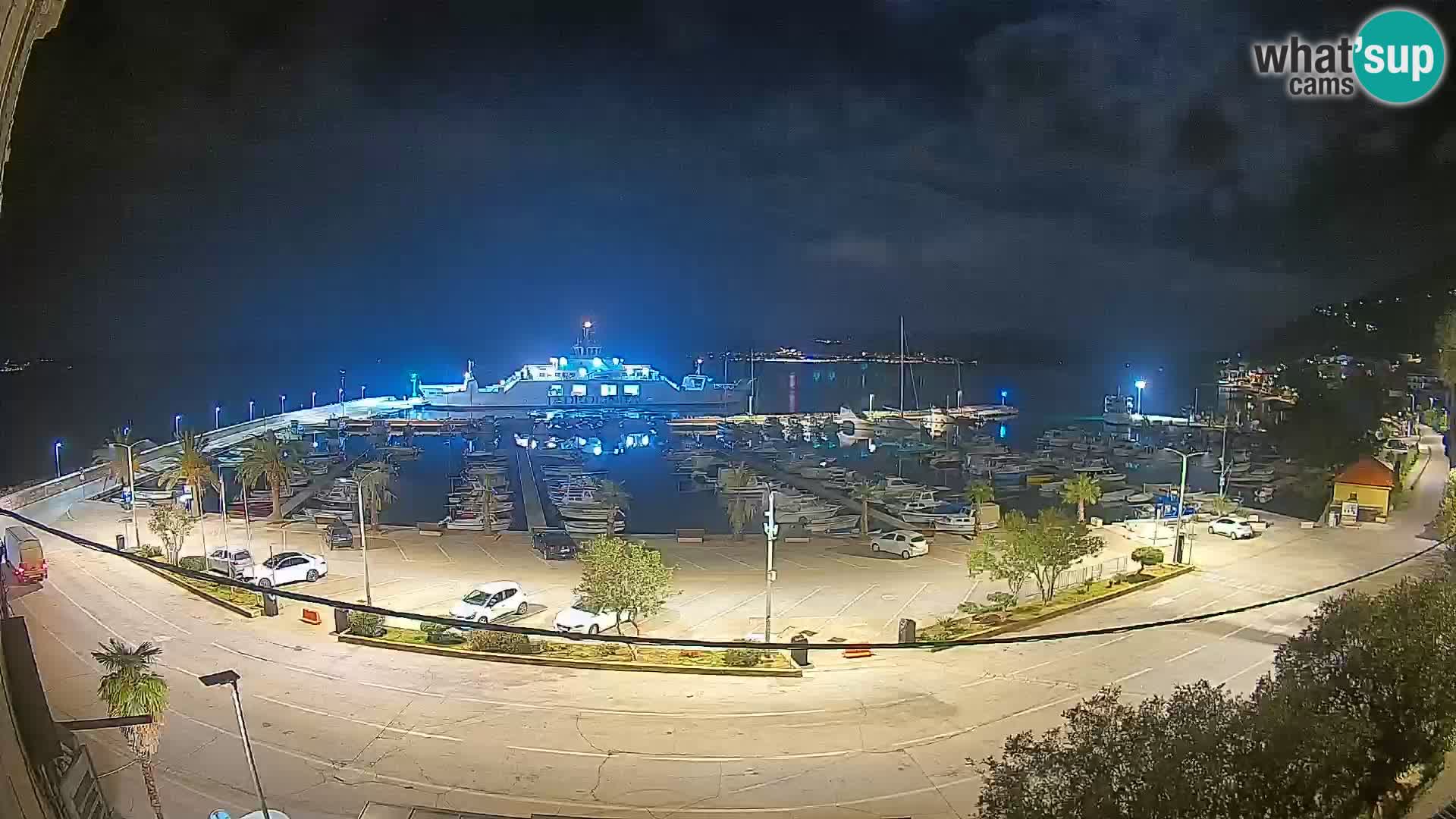 Webcam Orebić Riva – Ferry to Korčula Live