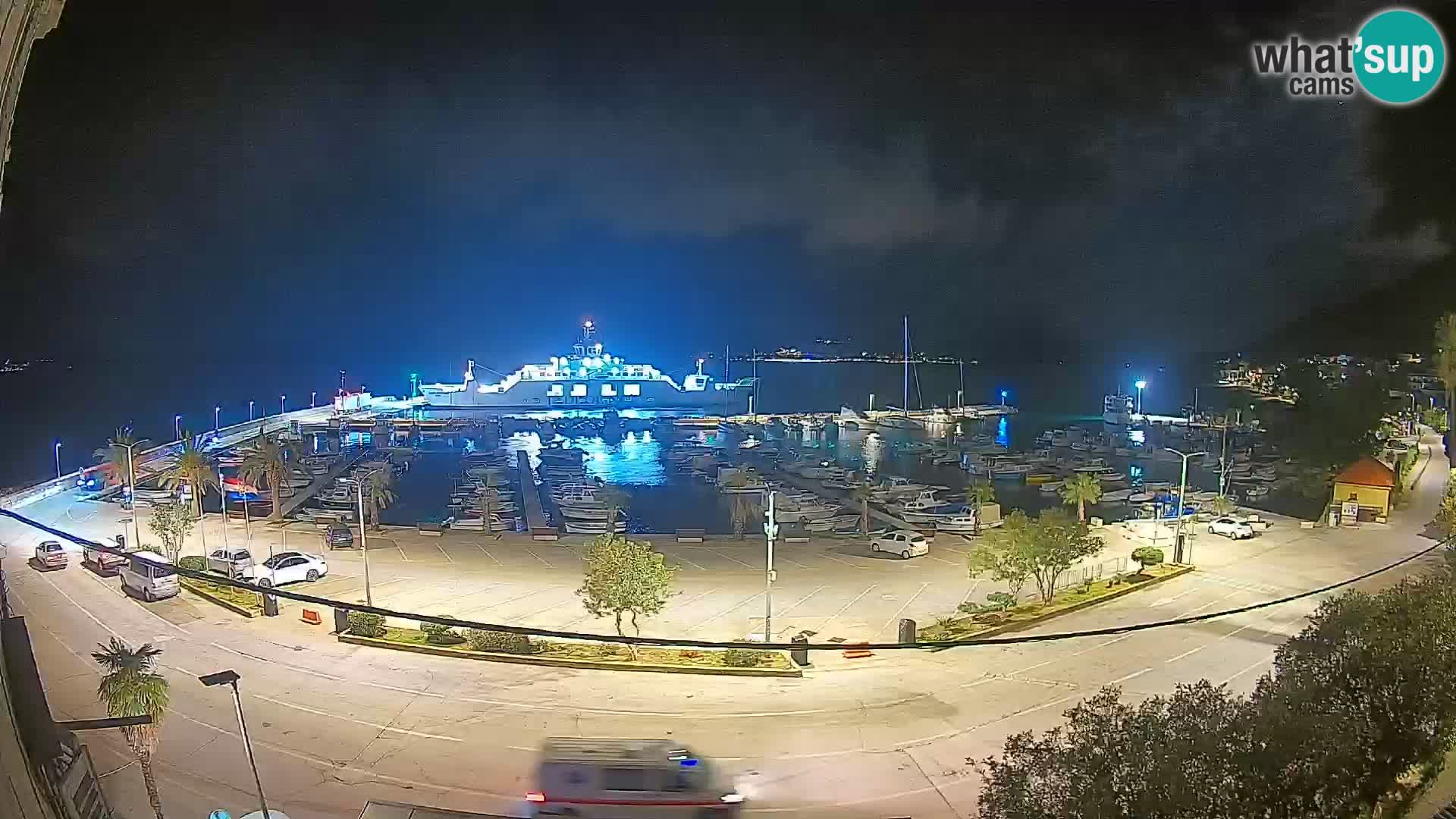 Webcam Orebić Riva – Ferry to Korčula Live