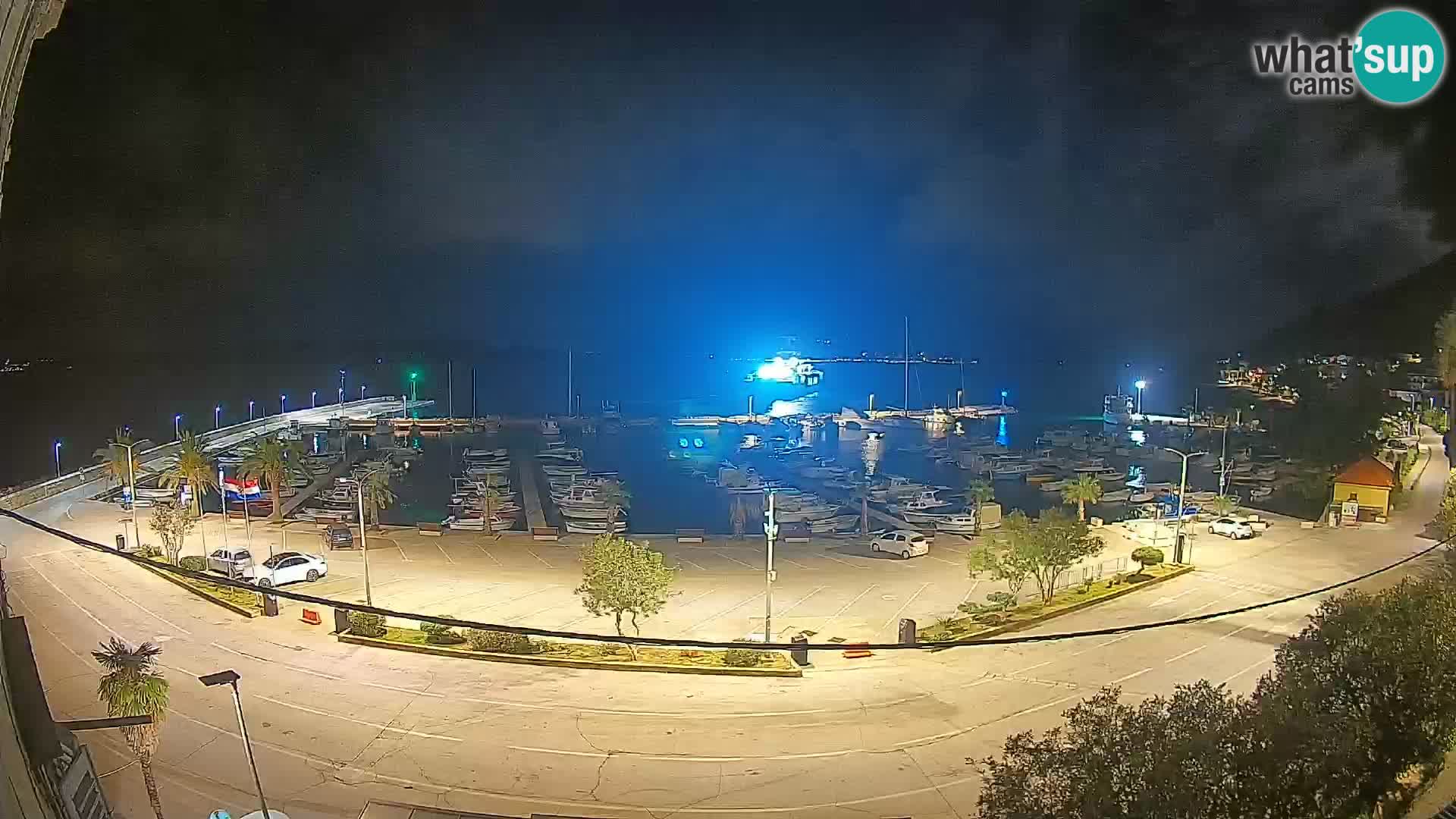 Spletna kamera Orebić Riva – Trajekt za Korčulo v živo