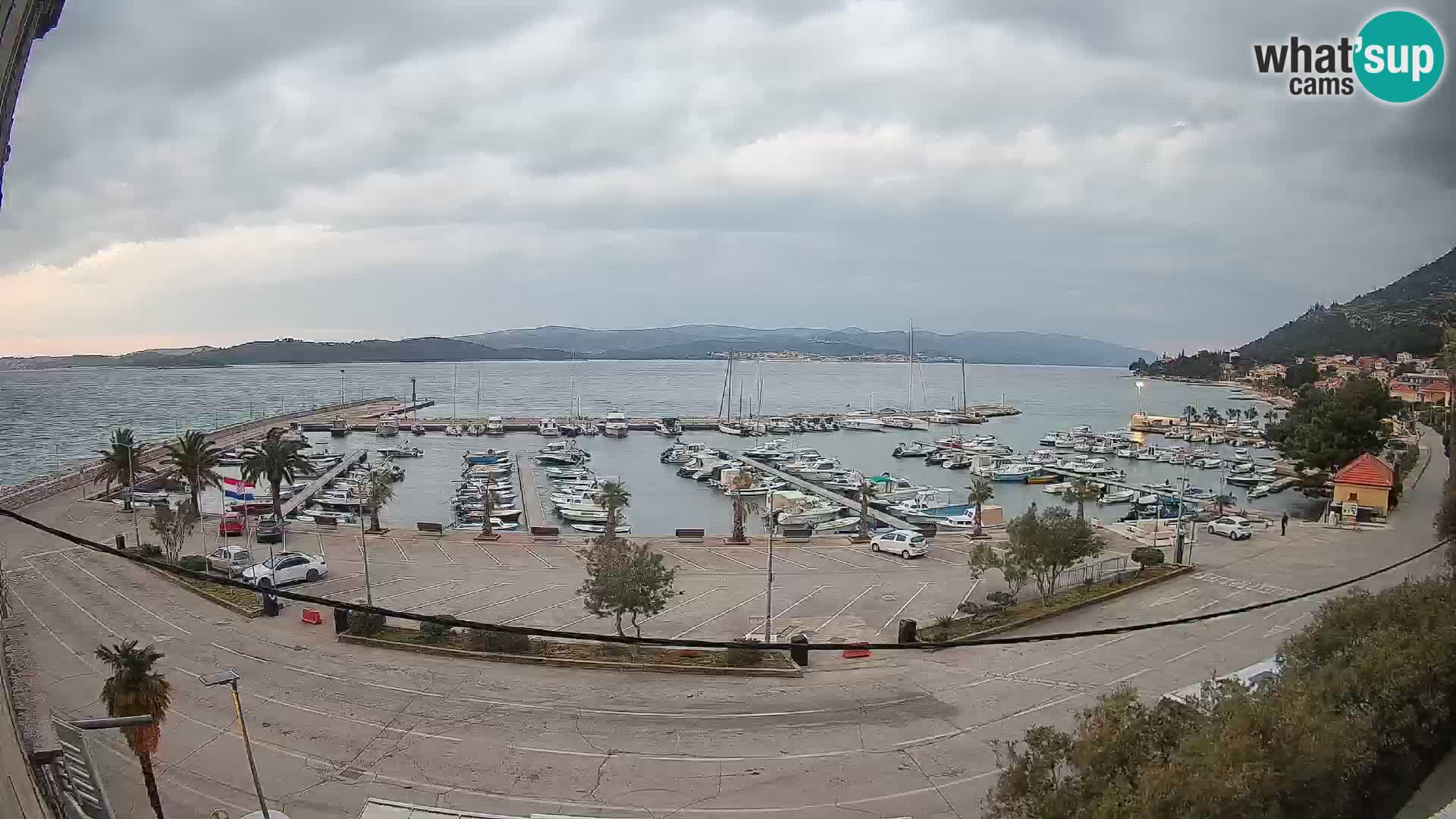 Spletna kamera Orebić Riva – Trajekt za Korčulo v živo