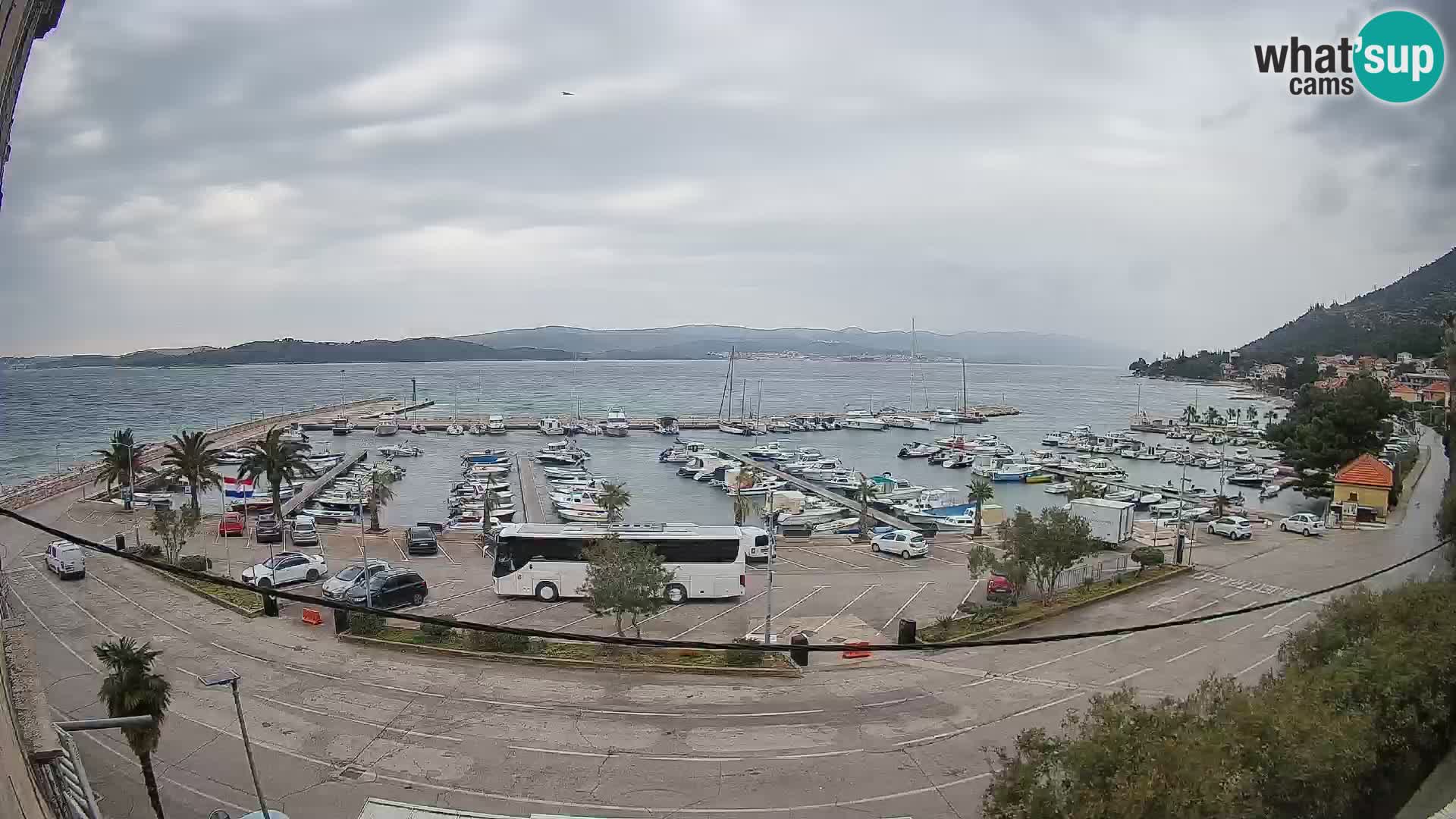 Webcam Orebić Riva – Ferry a Korčula en vivo