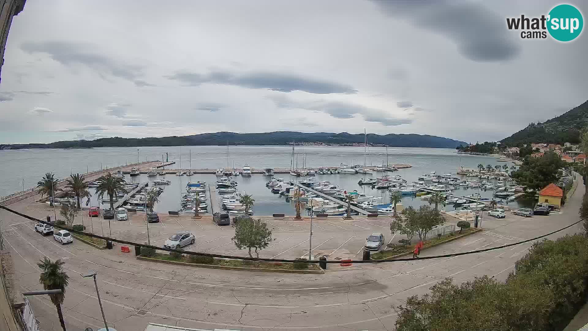 Webcam Orebić Riva – Ferry vers Korčula en direct