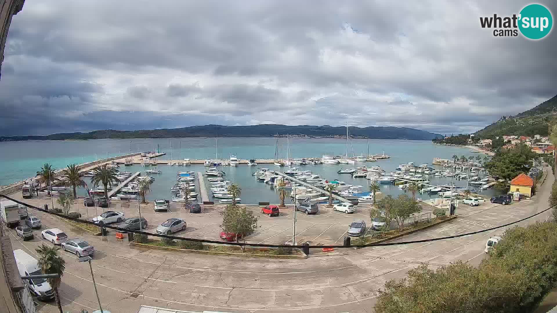Webcam Orebić Riva – Ferry to Korčula Live