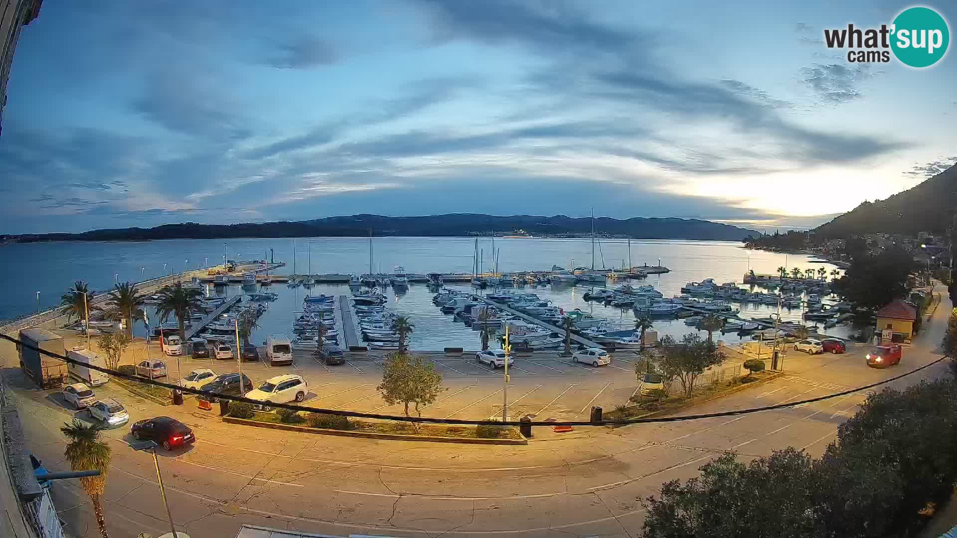 Webcam Orebić Riva – Ferry to Korčula Live