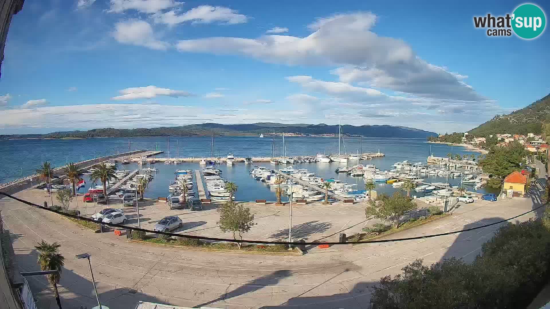 Webcam Orebić Riva – Ferry to Korčula Live