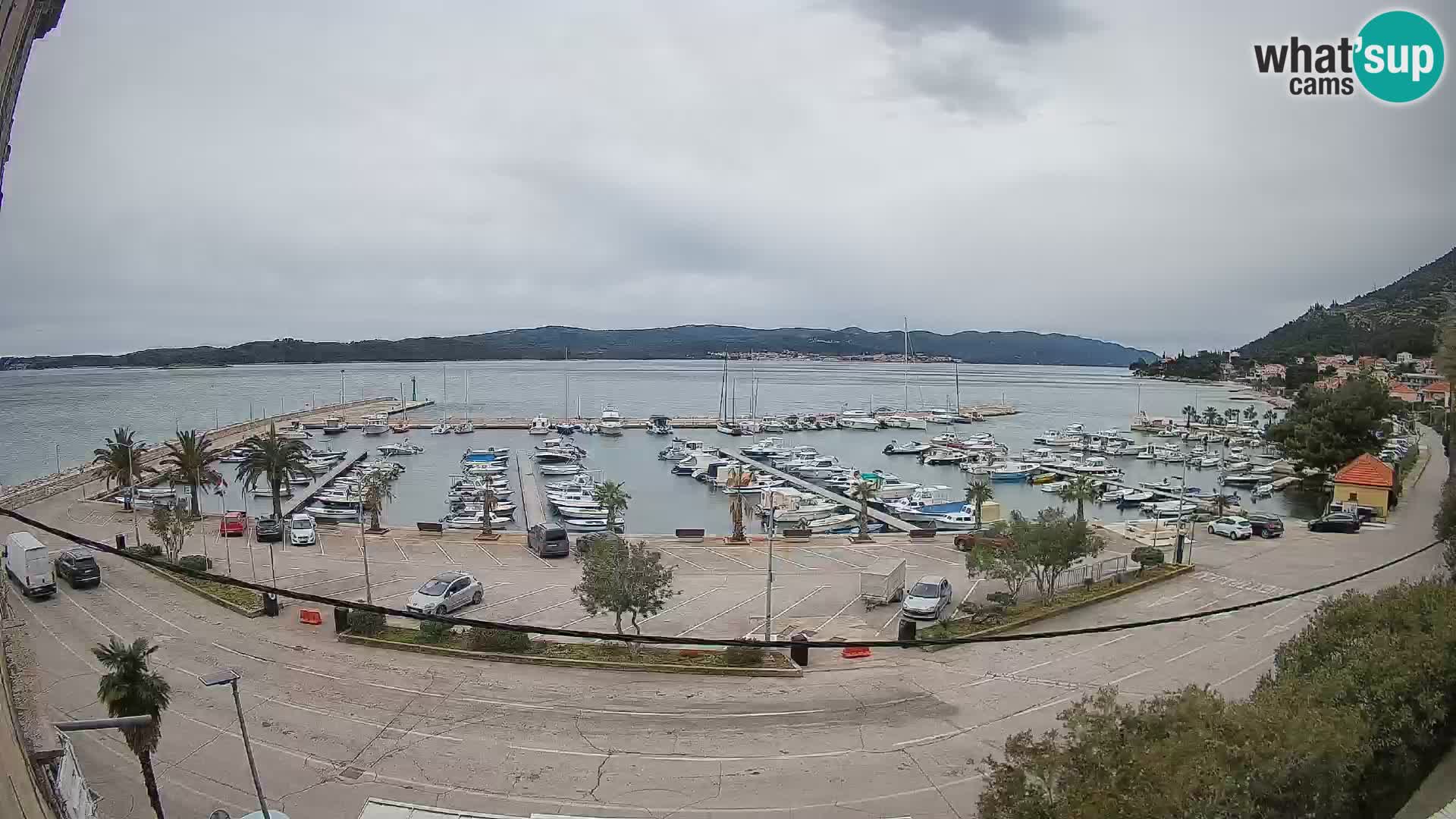 Webcam Orebić Riva – Ferry vers Korčula en direct