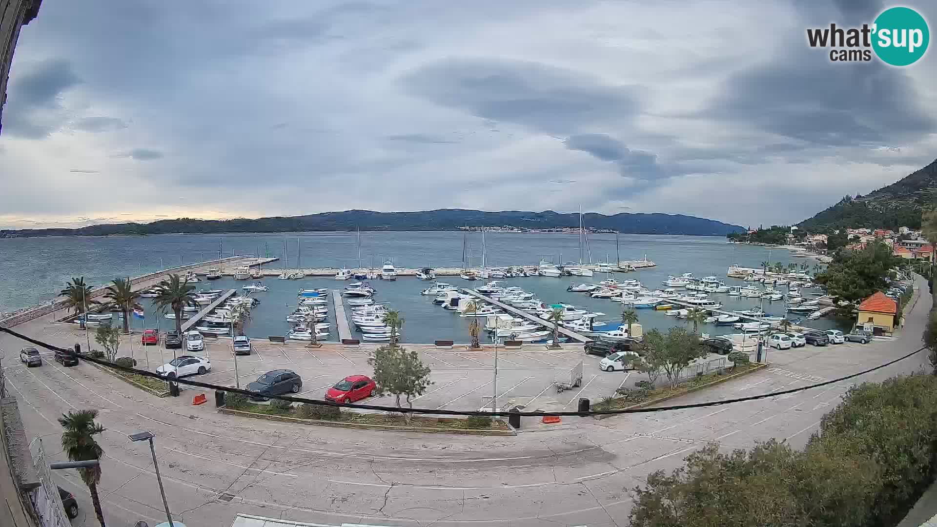 Webcam Orebić Riva – Ferry to Korčula Live