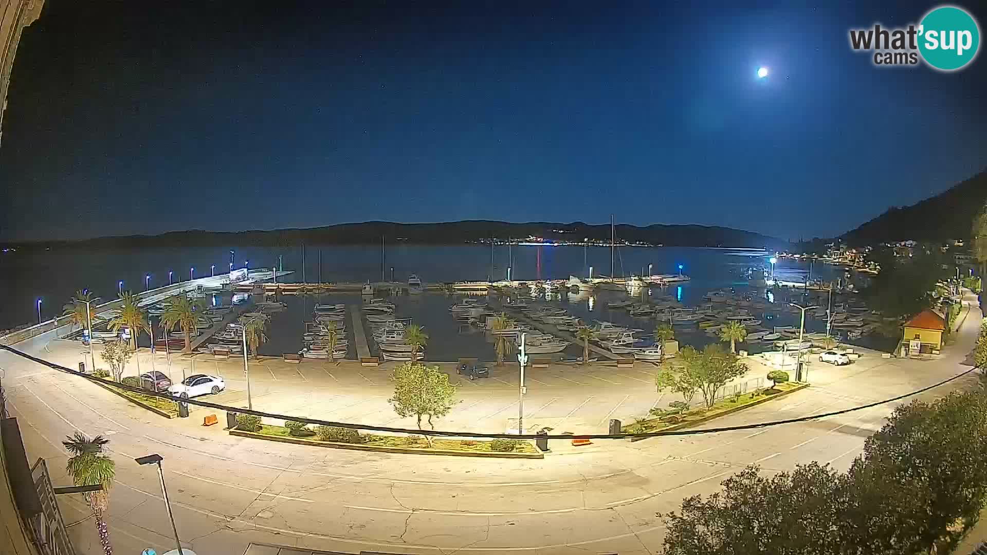 Webcam Orebić Riva – Ferry to Korčula Live