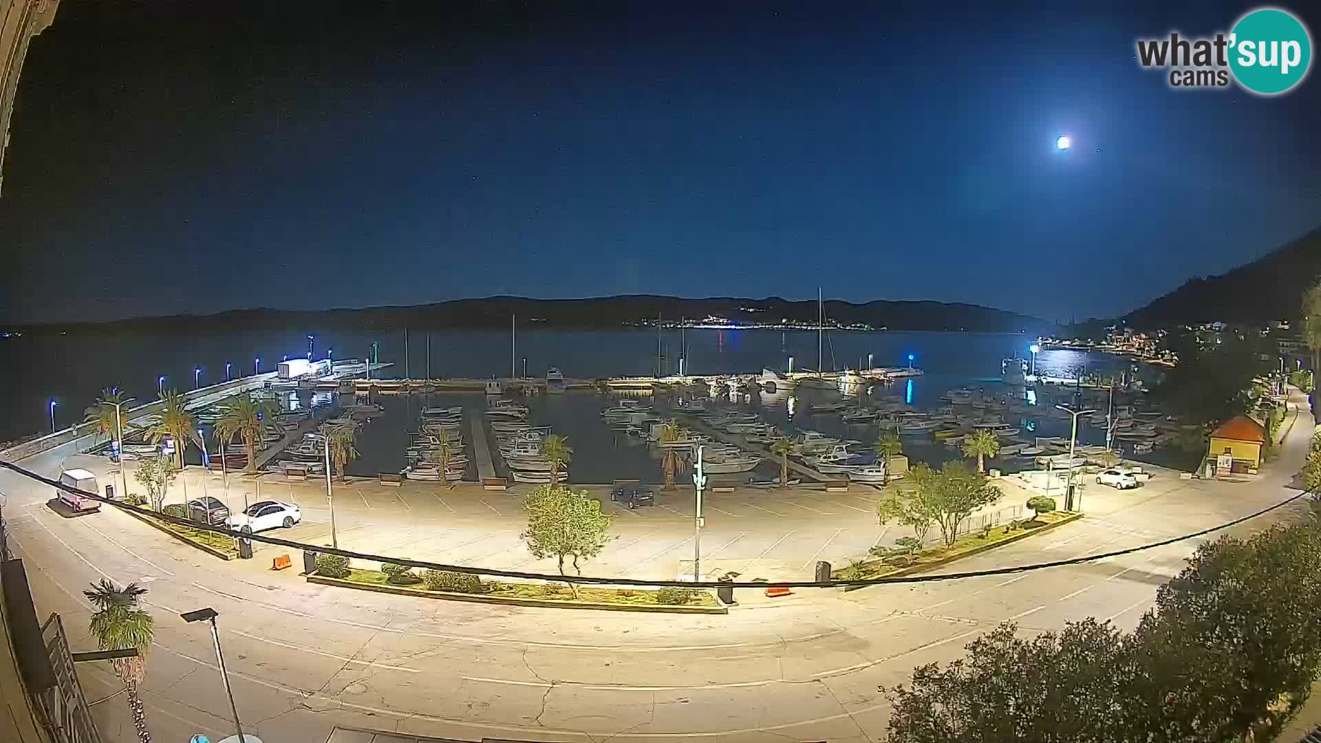 Webcam Orebić Riva – Ferry to Korčula Live