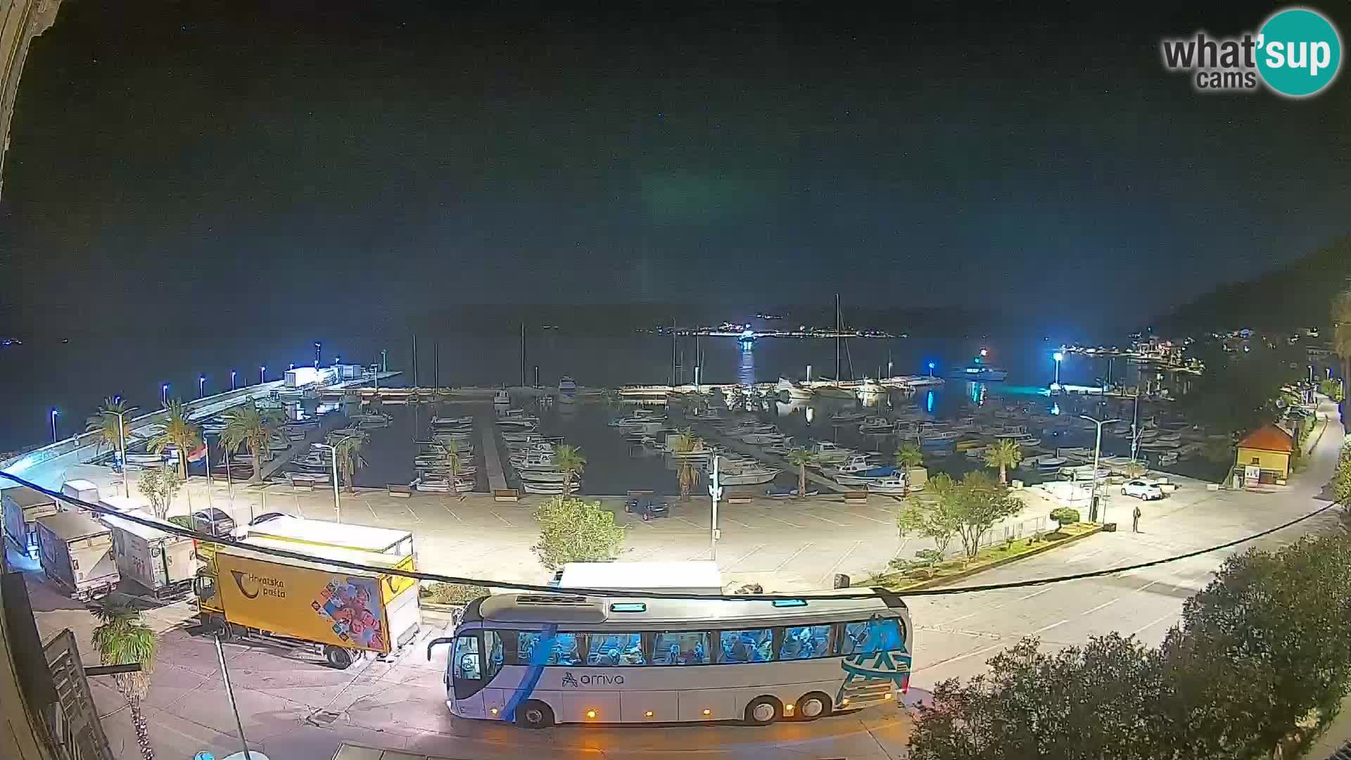 Webcam Orebić Riva – Ferry a Korčula en vivo