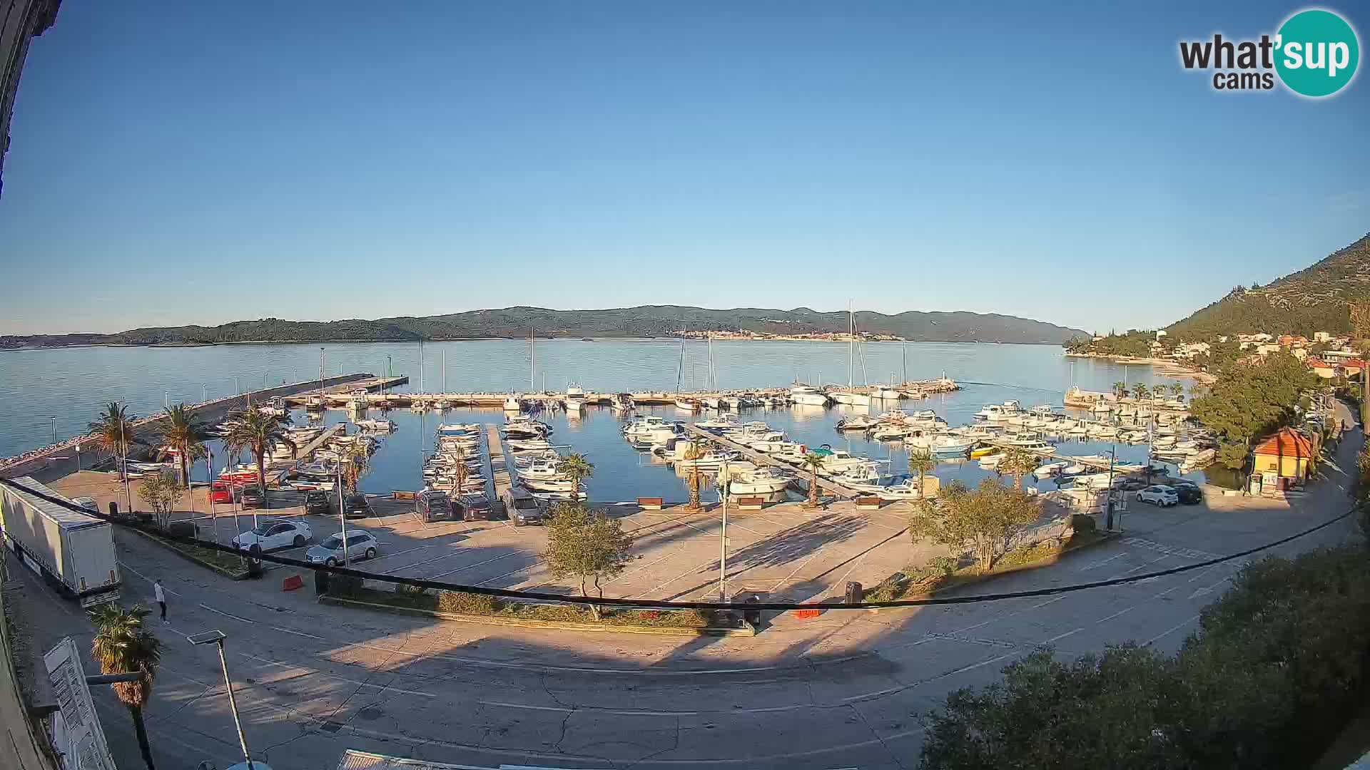 Web kamera Orebić Riva – Trajekt za Korčulu uživo