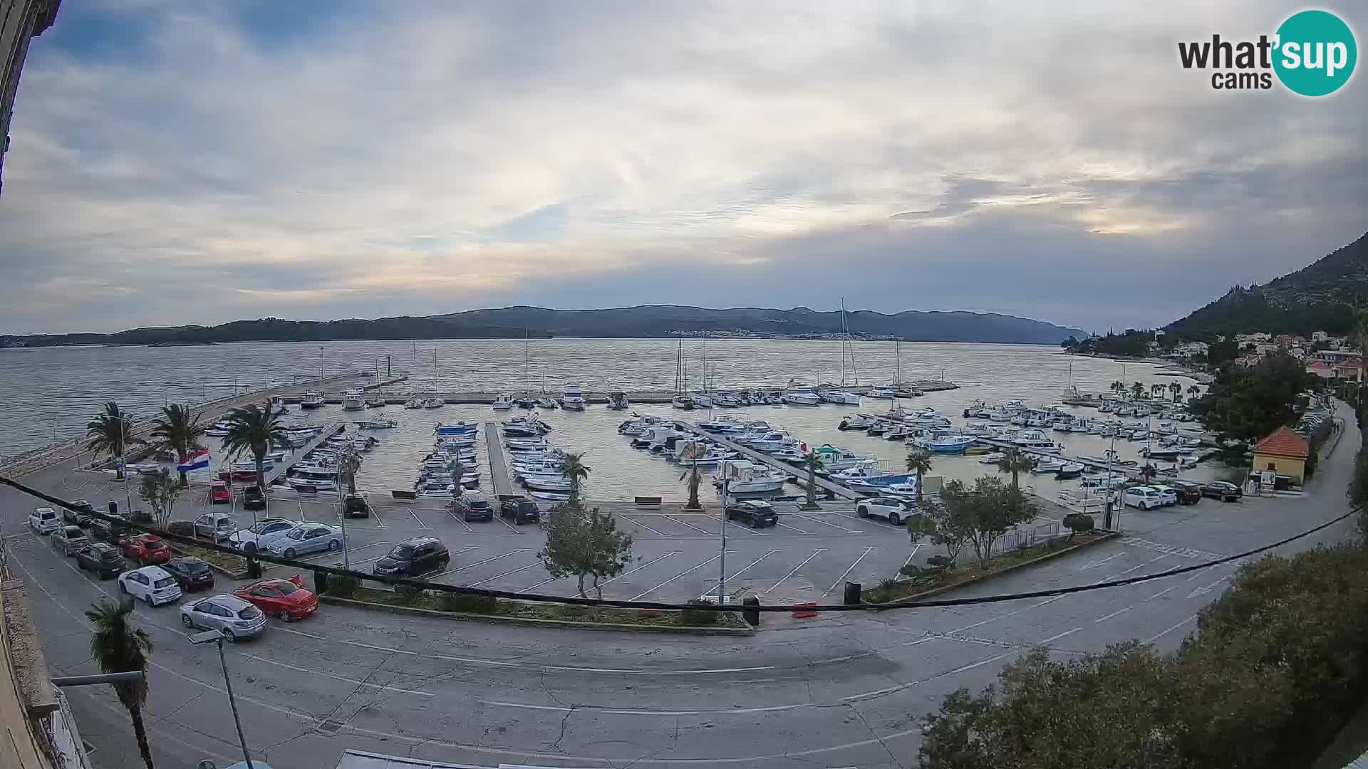 Webcam Orebić Riva – Ferry to Korčula Live