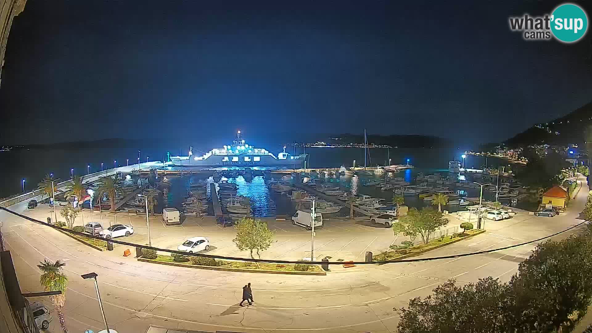 Webcam Orebić Riva – Ferry to Korčula Live