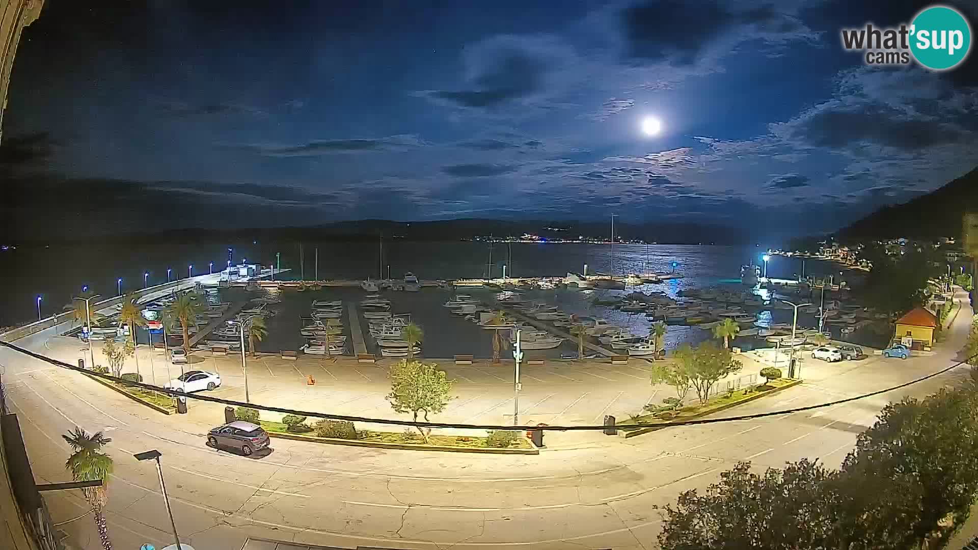 Spletna kamera Orebić Riva – Trajekt za Korčulo v živo