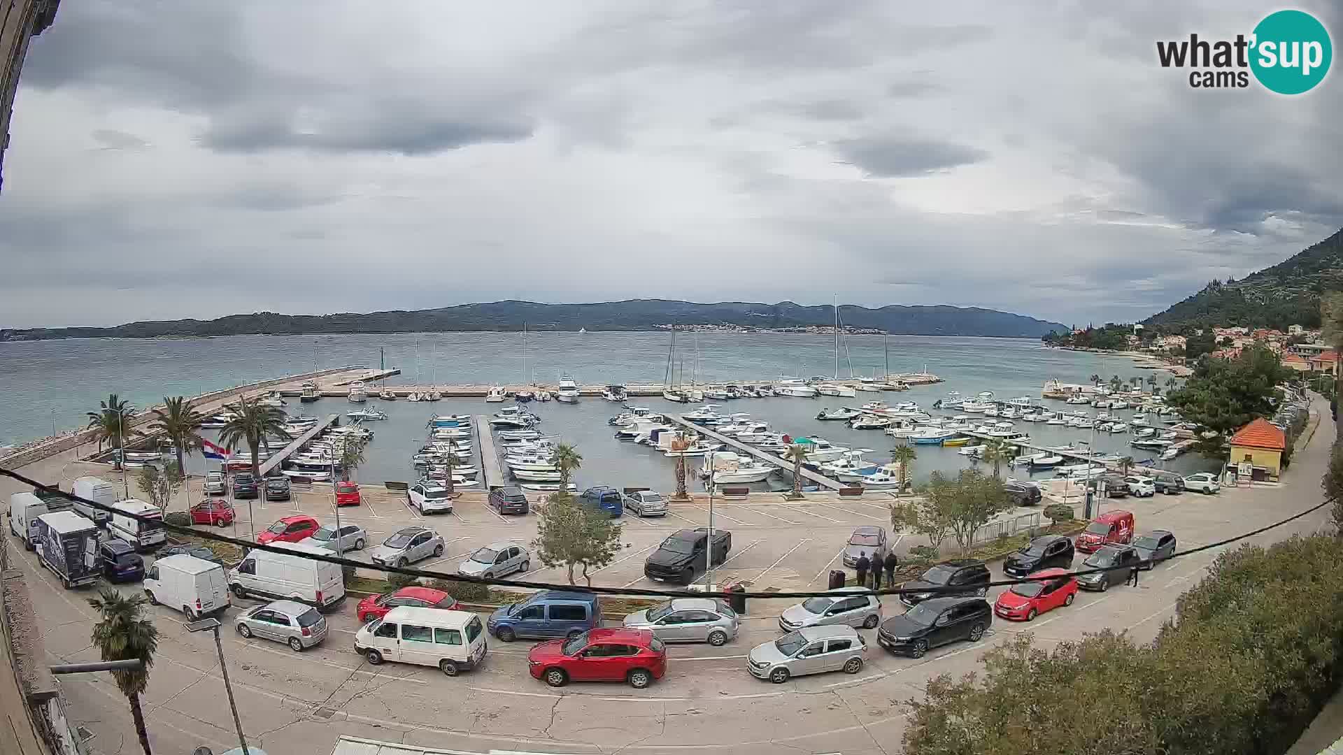 Webcam Orebić Riva – Ferry to Korčula Live