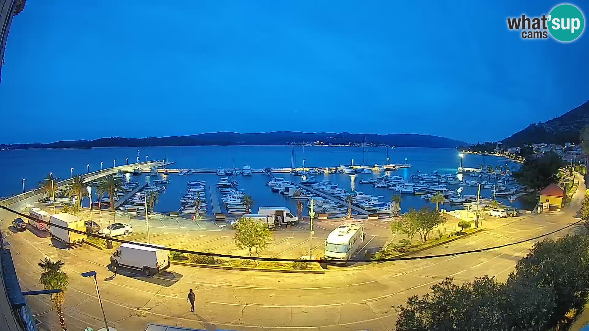Webcam Orebić Riva – Ferry a Korčula en vivo