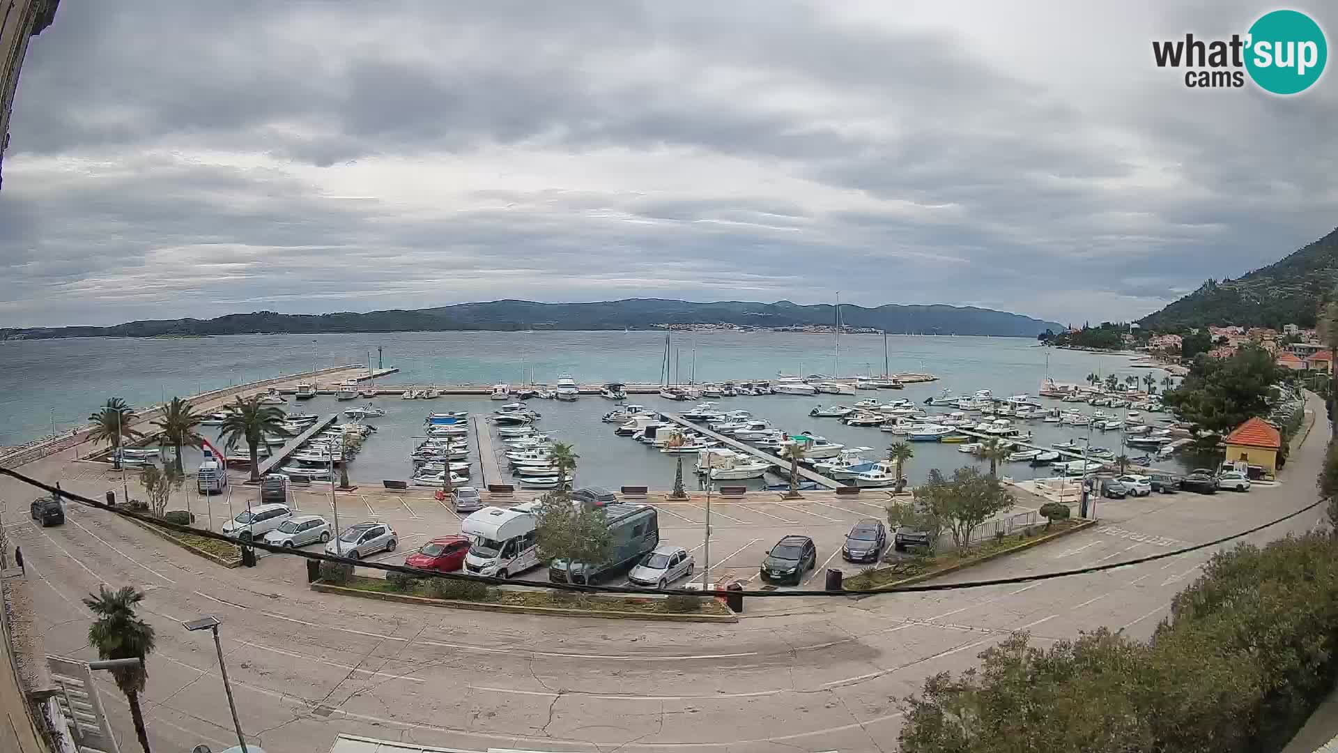 Webcam Orebić Riva – Ferry vers Korčula en direct