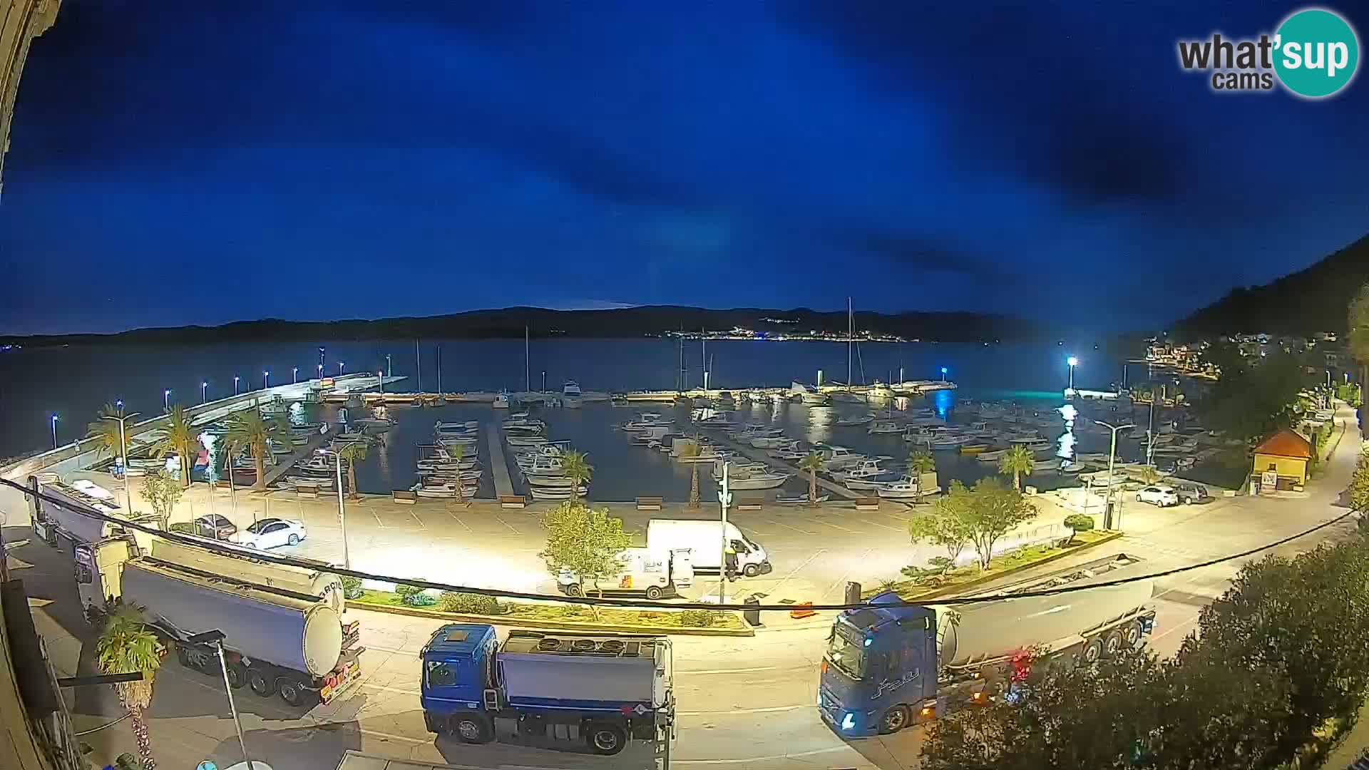 Webcam Orebić Riva – Ferry a Korčula en vivo