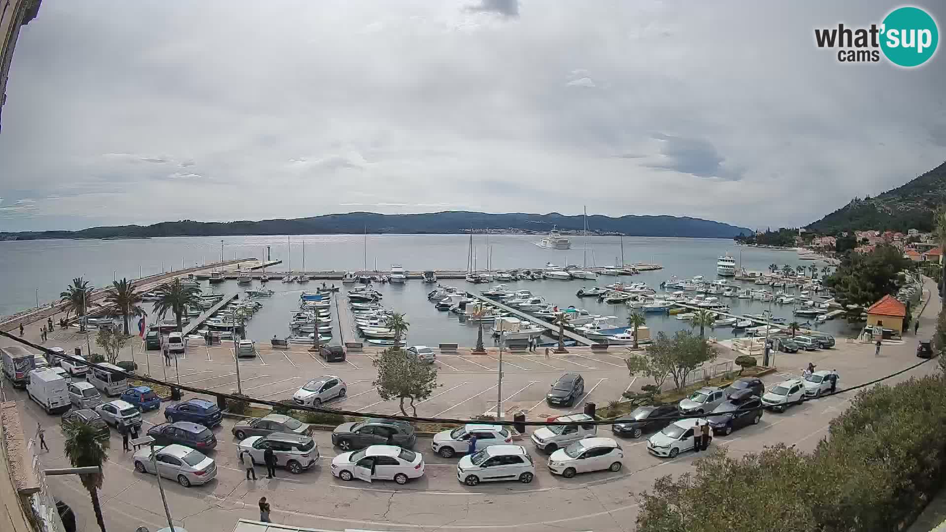 Webcam Orebić Riva – Ferry vers Korčula en direct