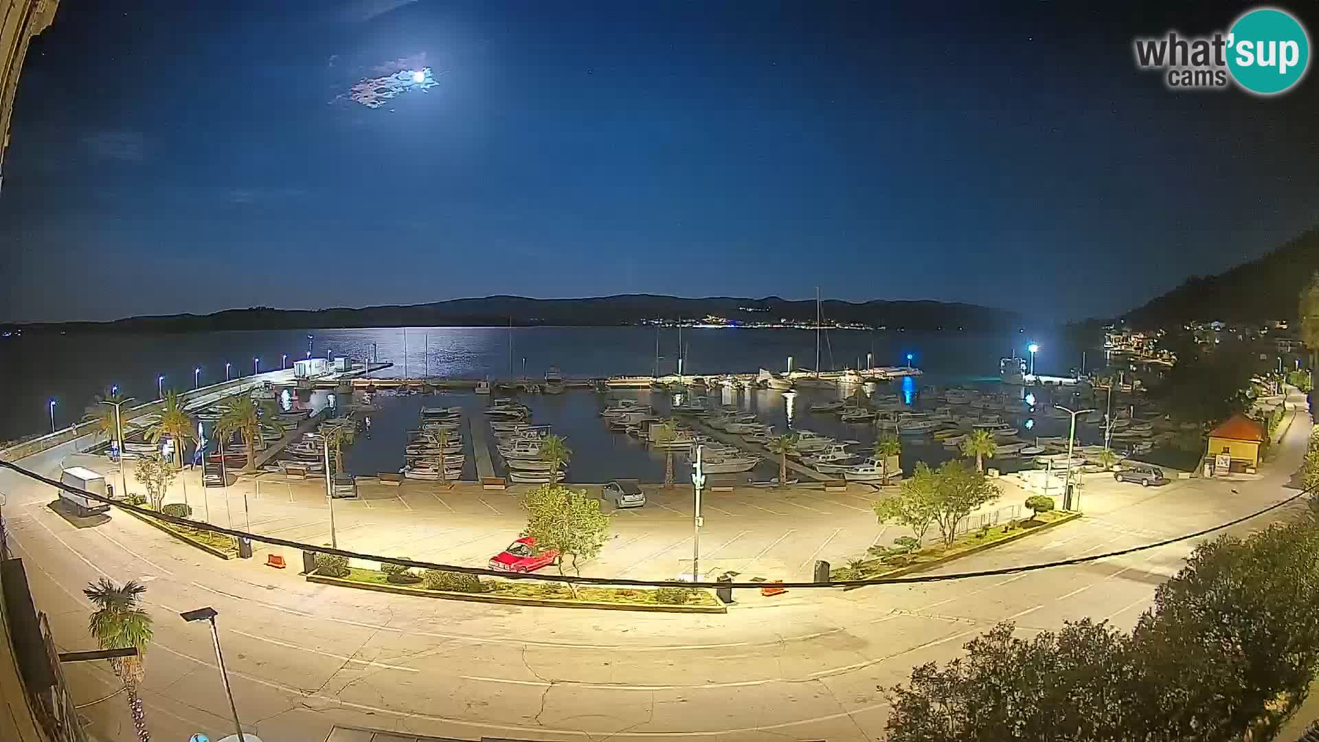 Webcam Orebić Riva – Ferry to Korčula Live