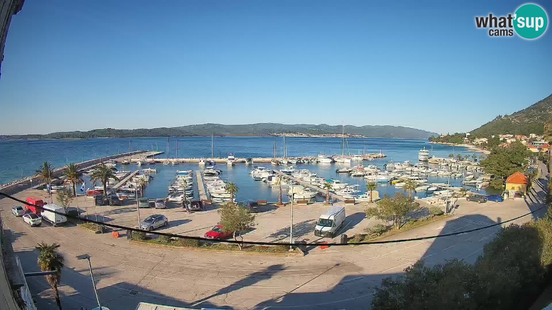 Webcam Orebić Riva – Ferry to Korčula Live