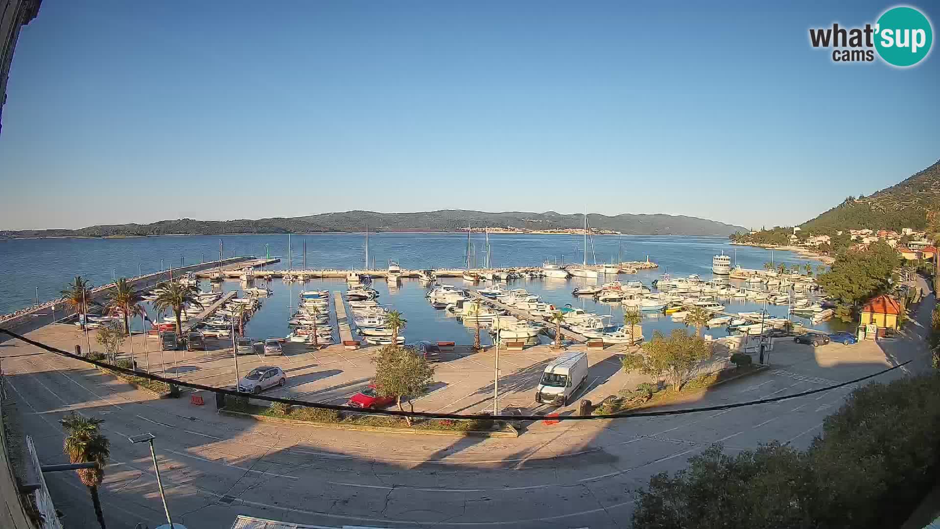 Webcam Orebić Riva – Ferry vers Korčula en direct