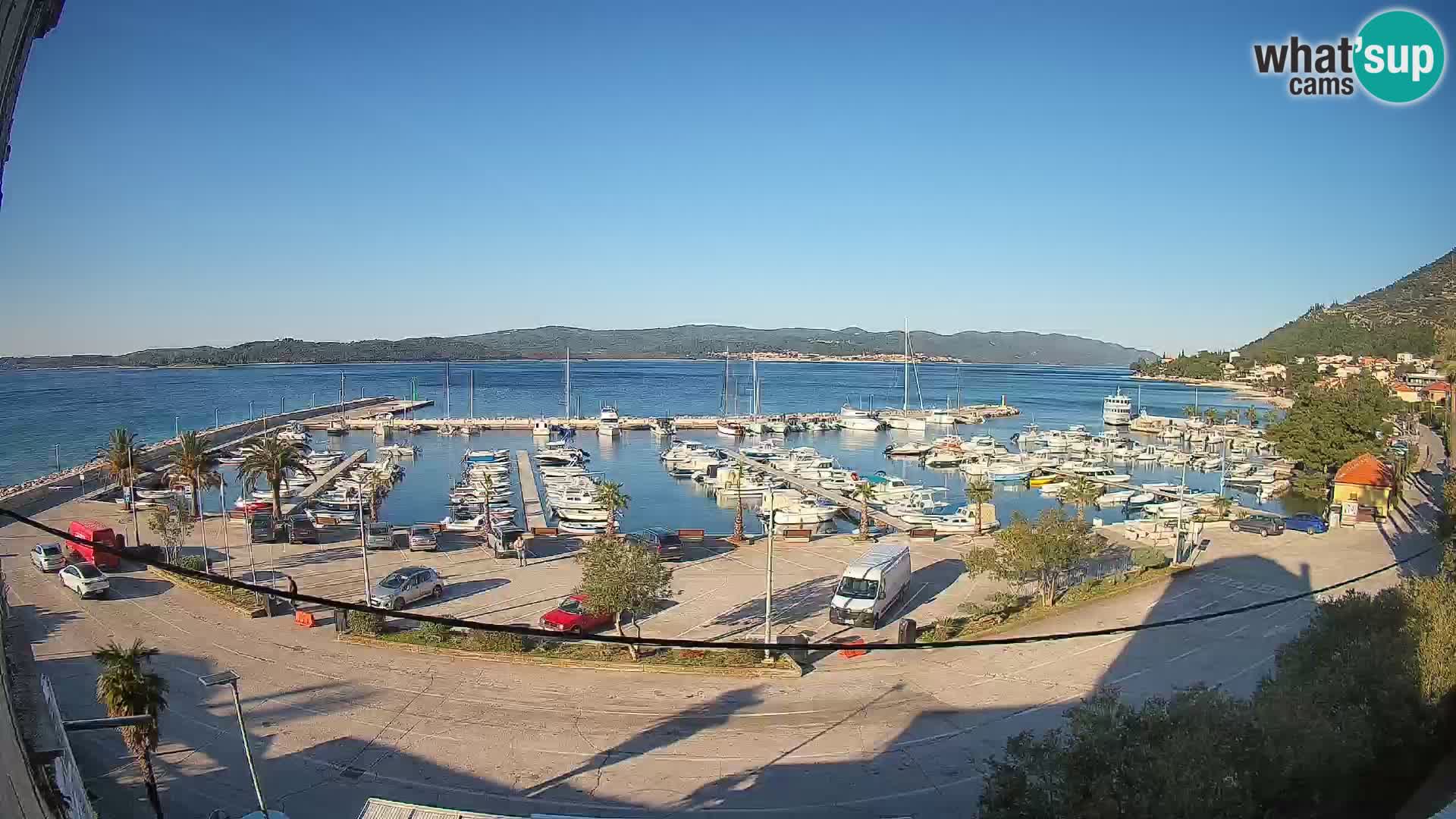 Webcam Orebić Riva – Ferry to Korčula Live