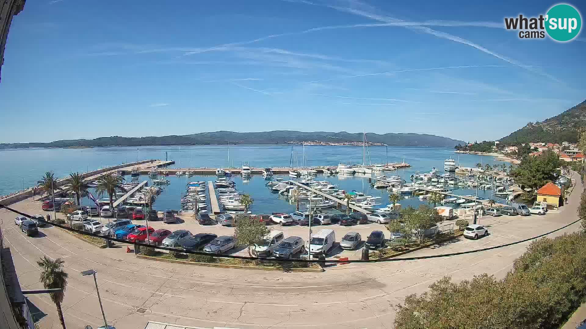 Webcam Orebić Riva – Ferry vers Korčula en direct