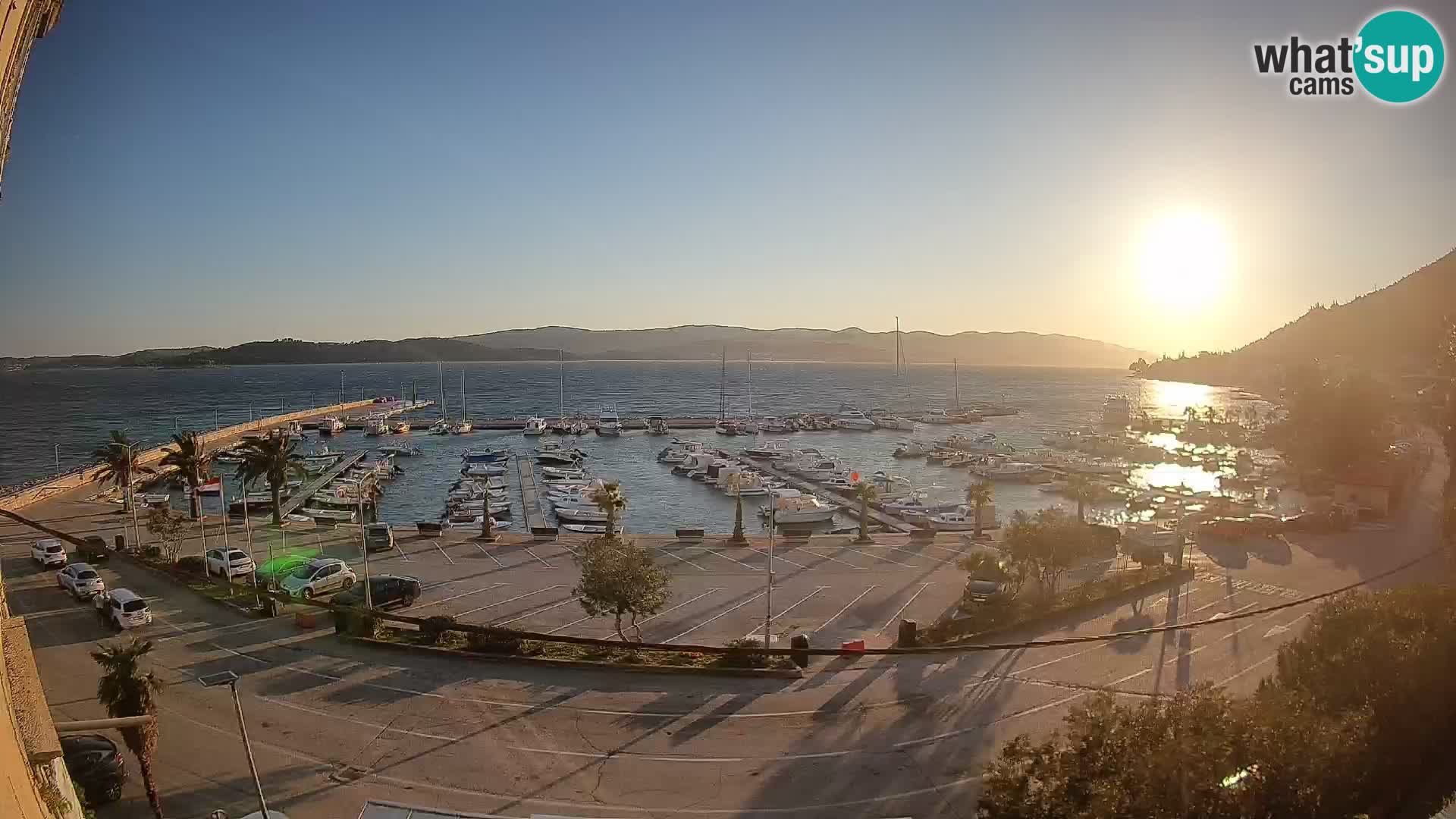 Web kamera Orebić Riva – Trajekt za Korčulu uživo