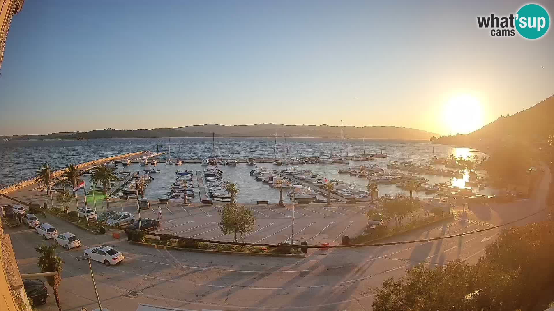 Webcam Orebić Riva – Ferry vers Korčula en direct