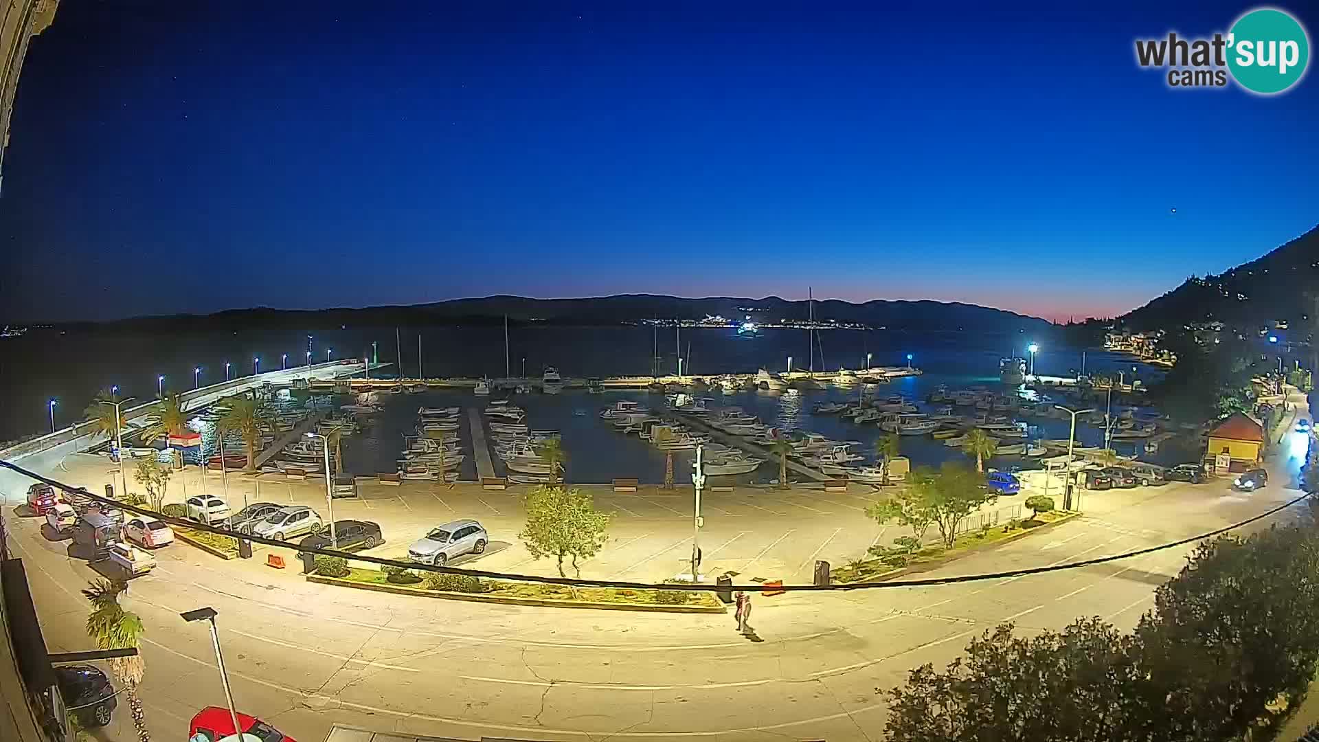 Webcam Orebić Riva – Ferry to Korčula Live