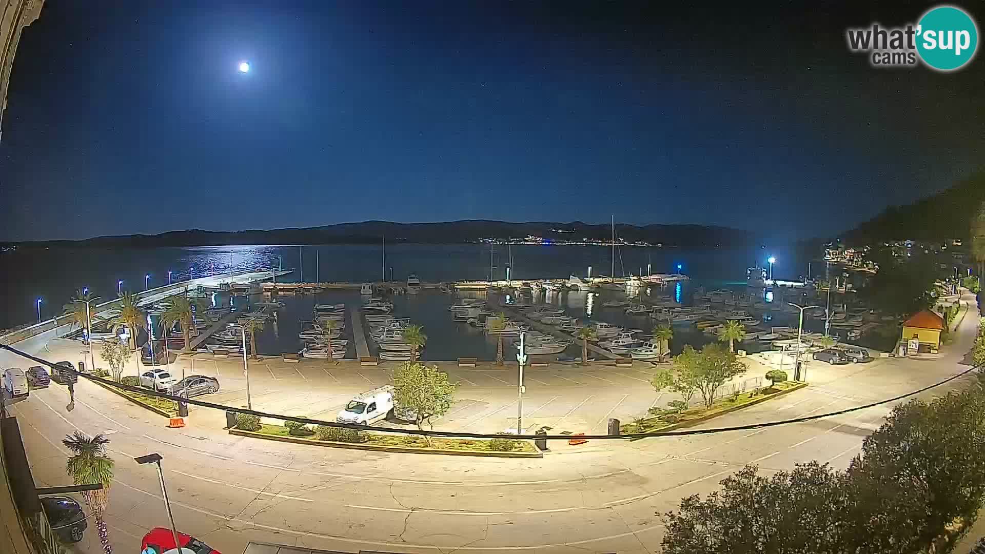 Webcam Orebić Uferpromenade – Fähre nach Korčula Live