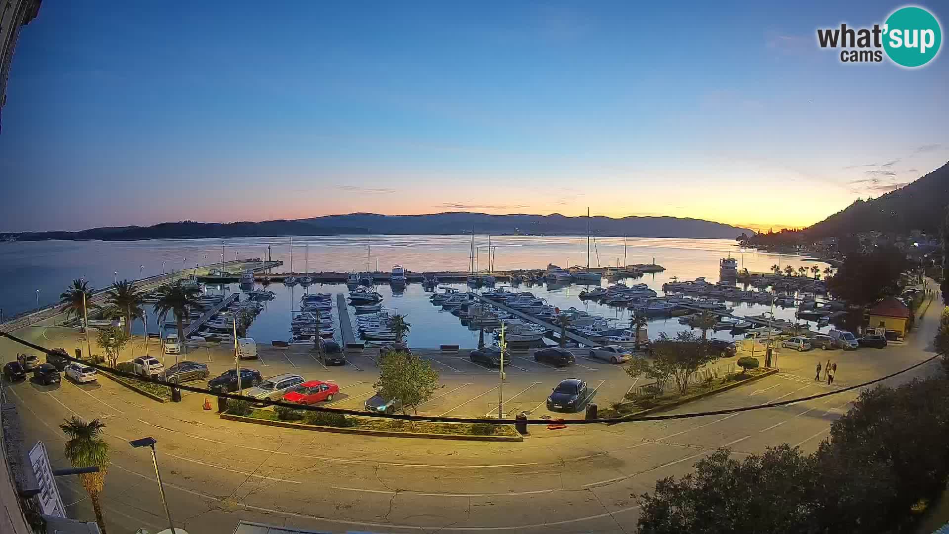 Webcam Orebić Riva – Ferry vers Korčula en direct