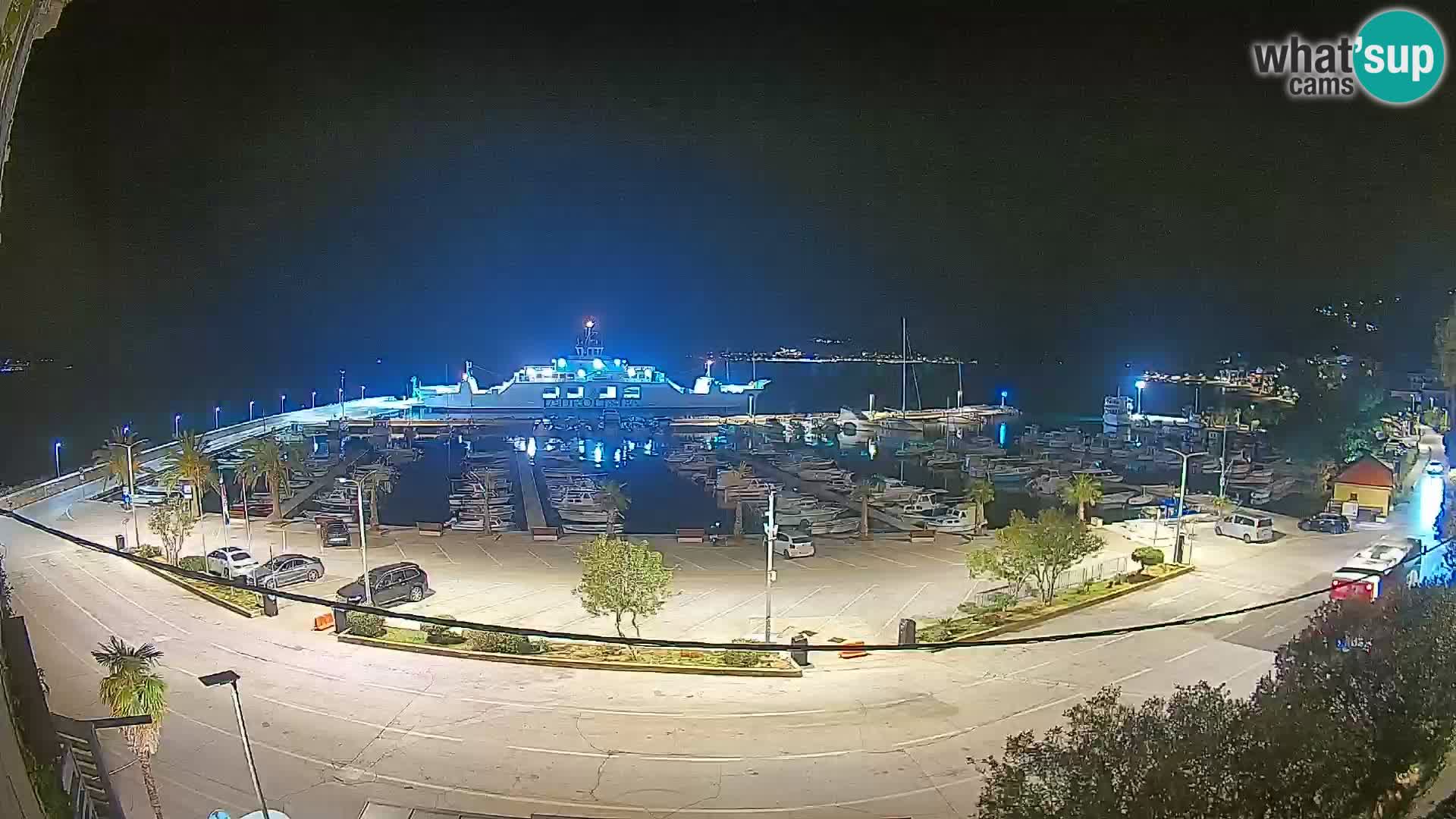 Webcam Orebić Uferpromenade – Fähre nach Korčula Live