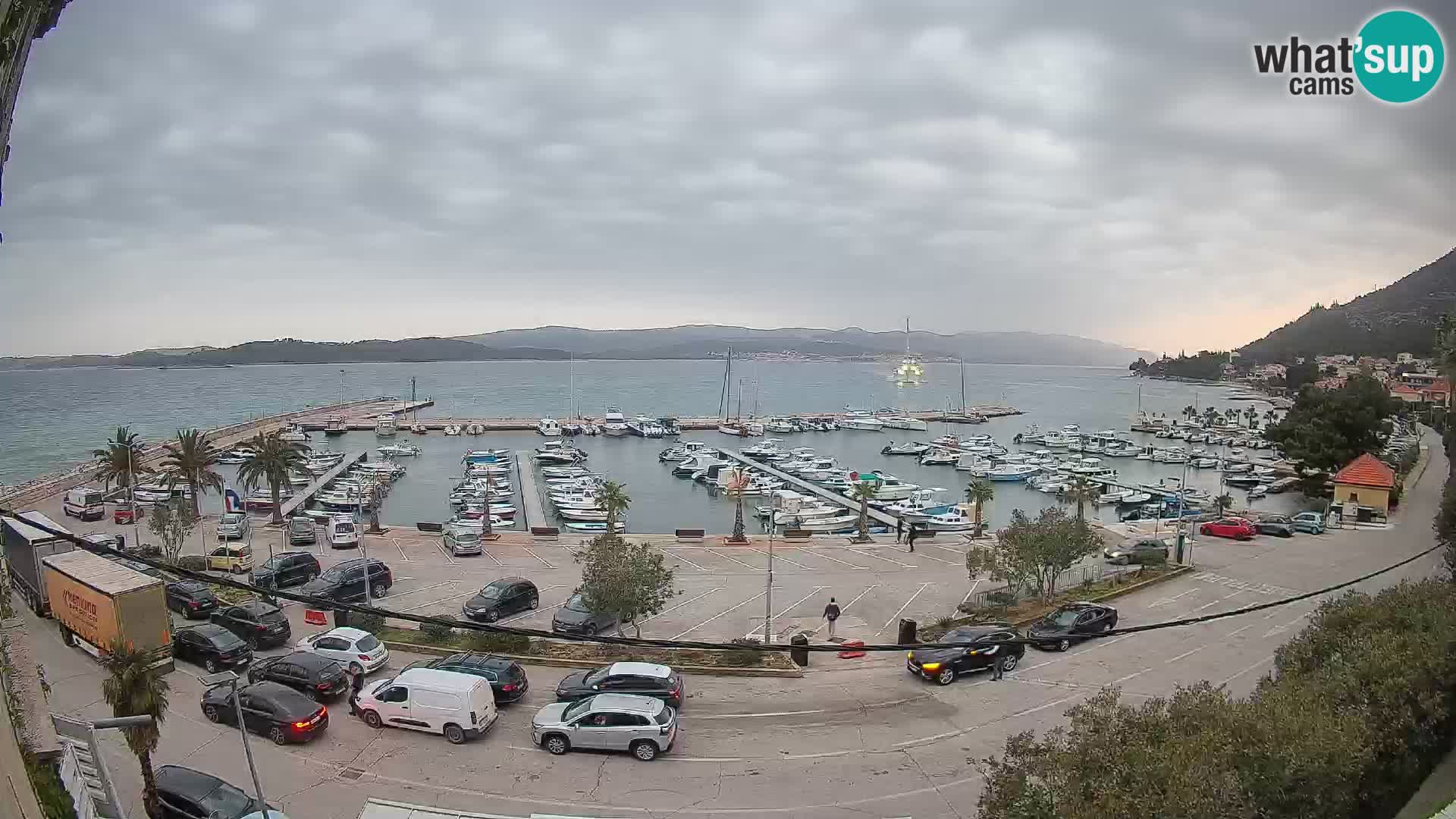 Webcam Orebić Riva – Ferry vers Korčula en direct