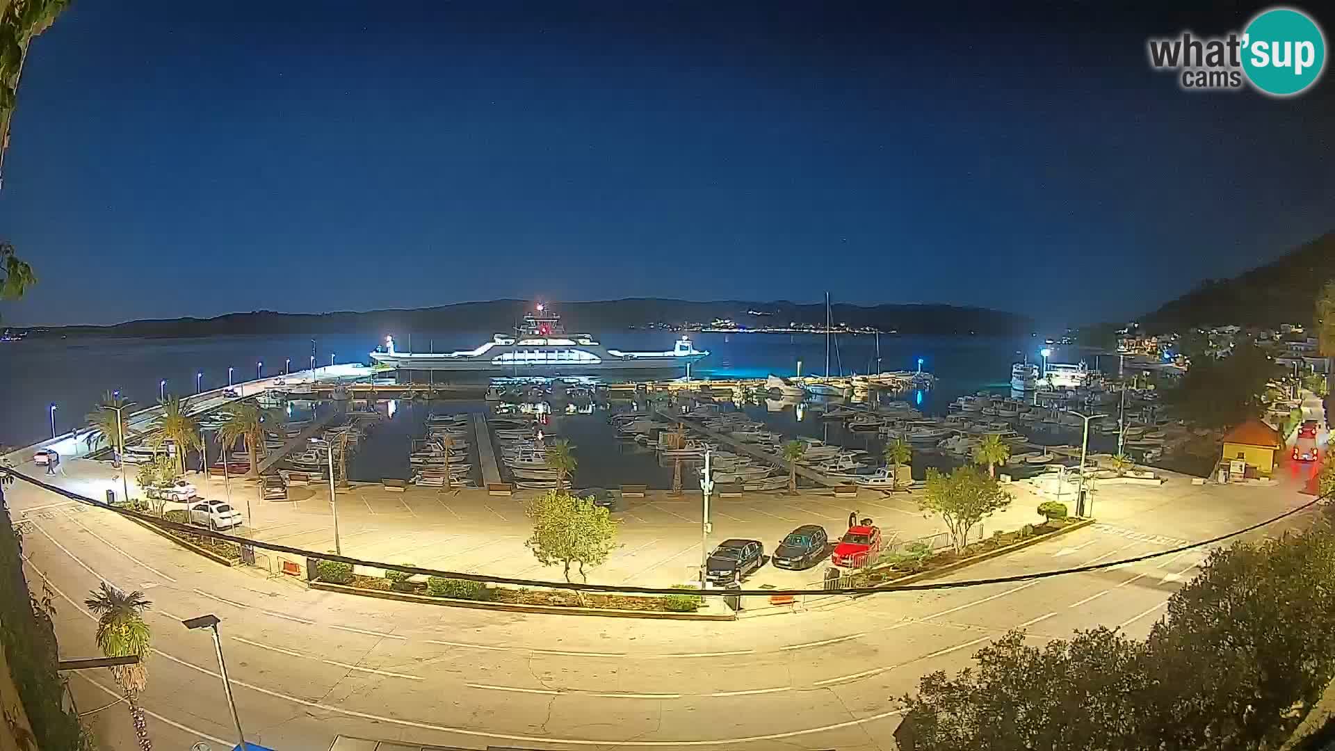Webcam Orebić Riva – Ferry to Korčula Live