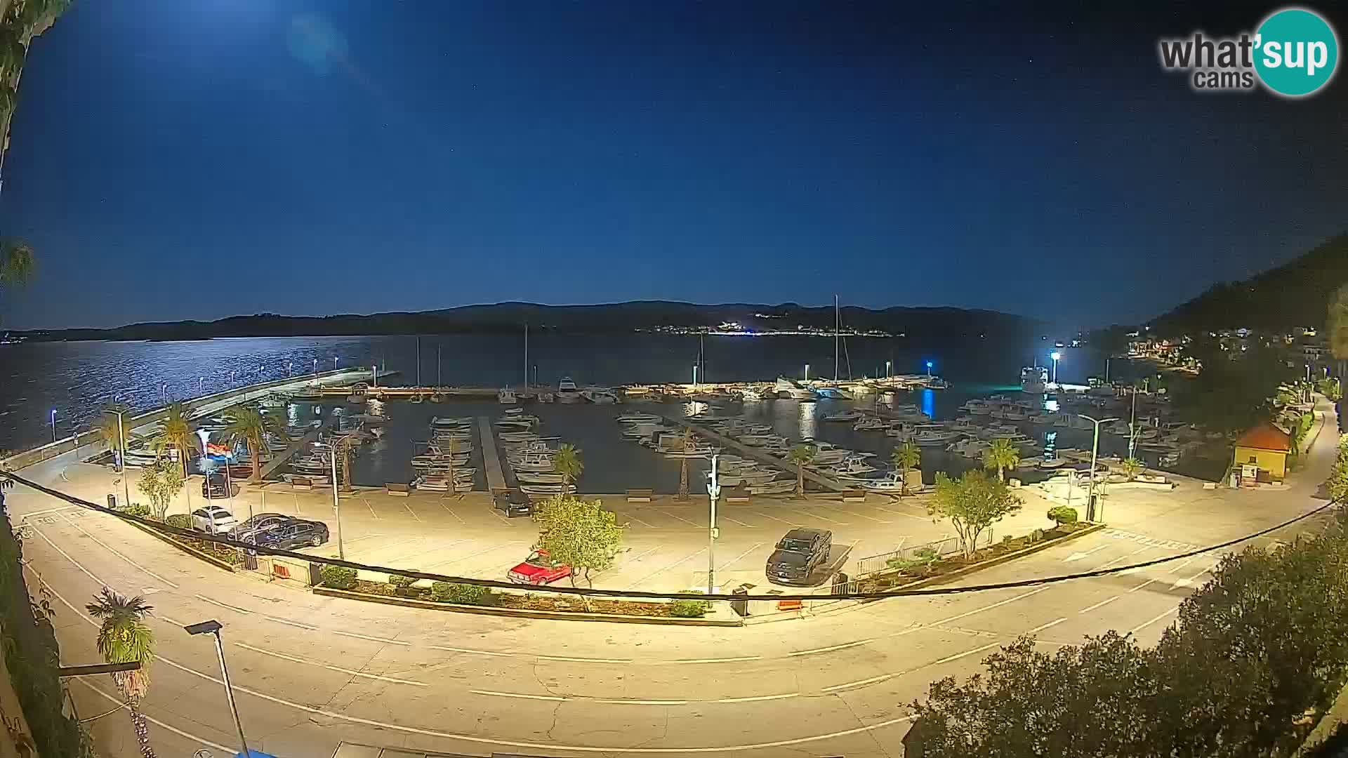 Spletna kamera Orebić Riva – Trajekt za Korčulo v živo