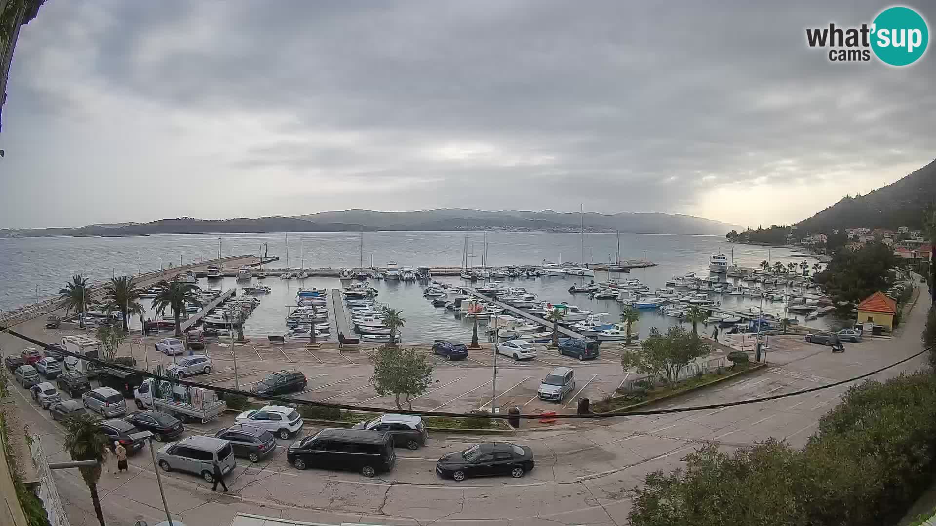 Webcam Orebić Riva – Ferry vers Korčula en direct