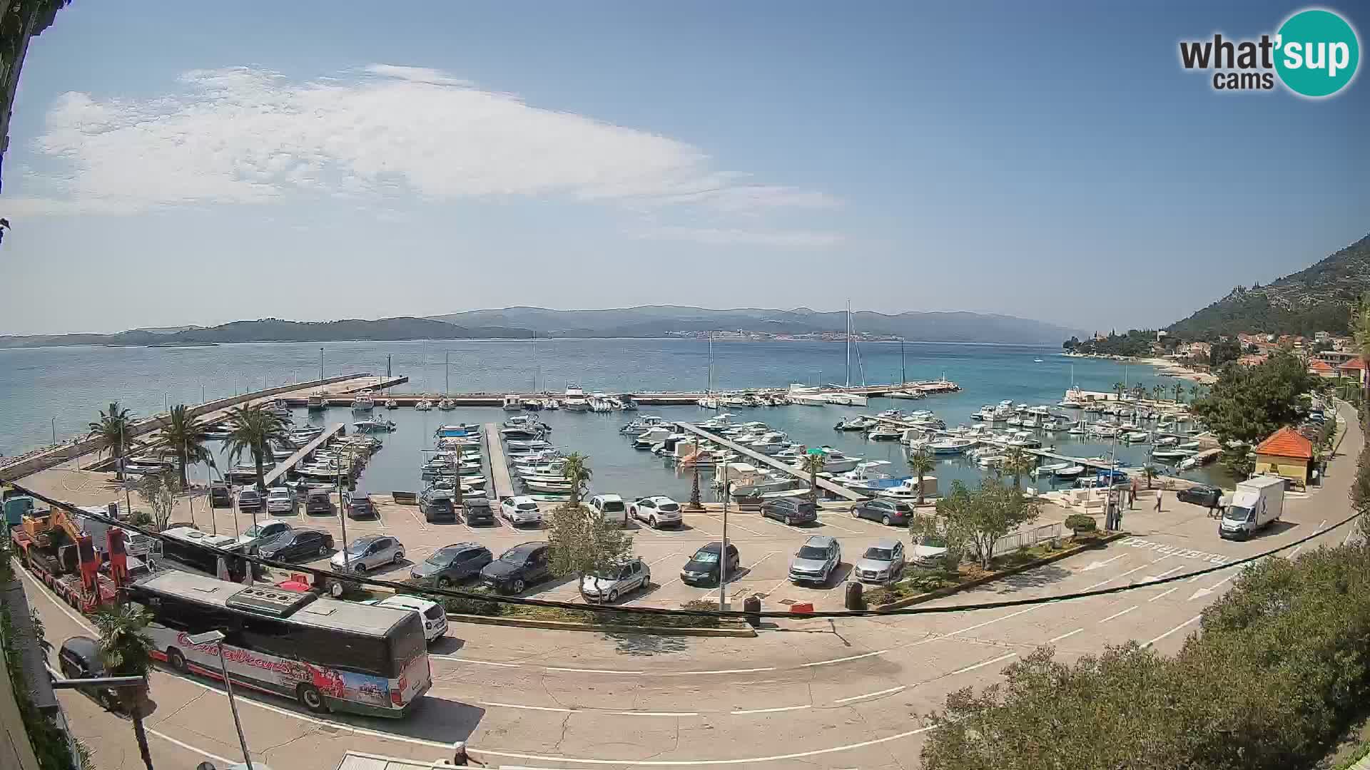 Webcam Orebić Riva – Ferry a Korčula en vivo