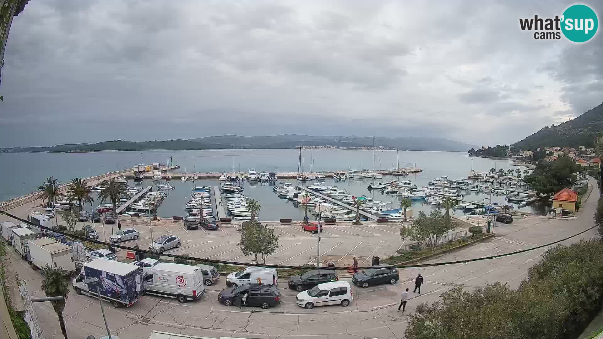 Webcam Orebić Riva – Ferry vers Korčula en direct