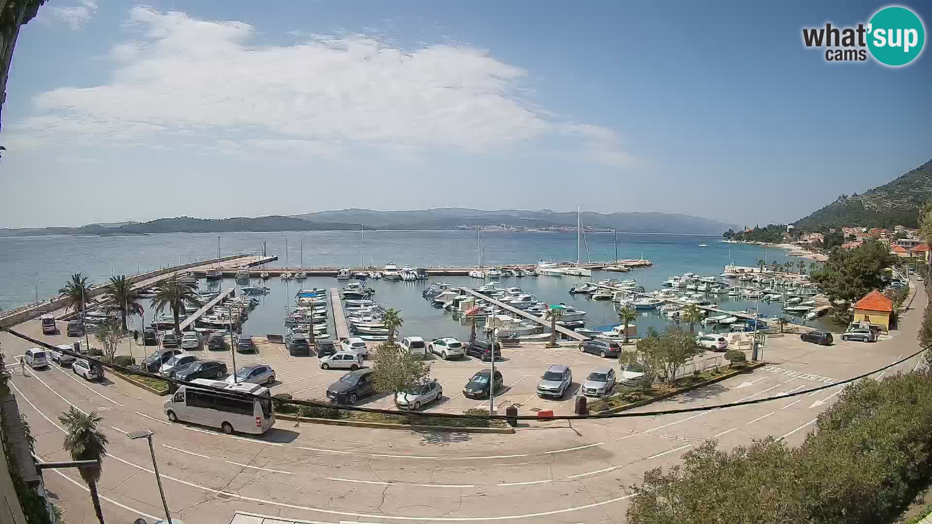Webcam Orebić Riva – Ferry to Korčula Live
