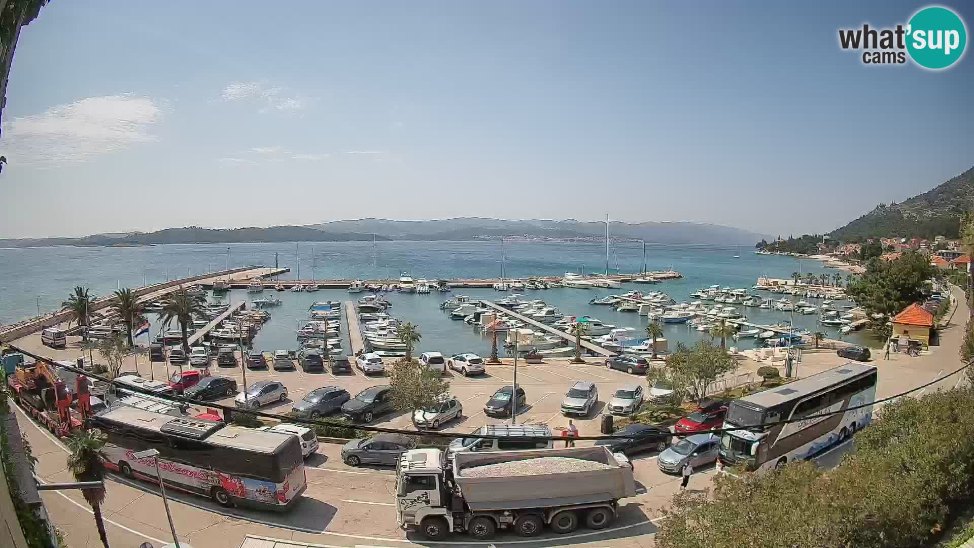 Webcam Orebić Riva – Ferry vers Korčula en direct