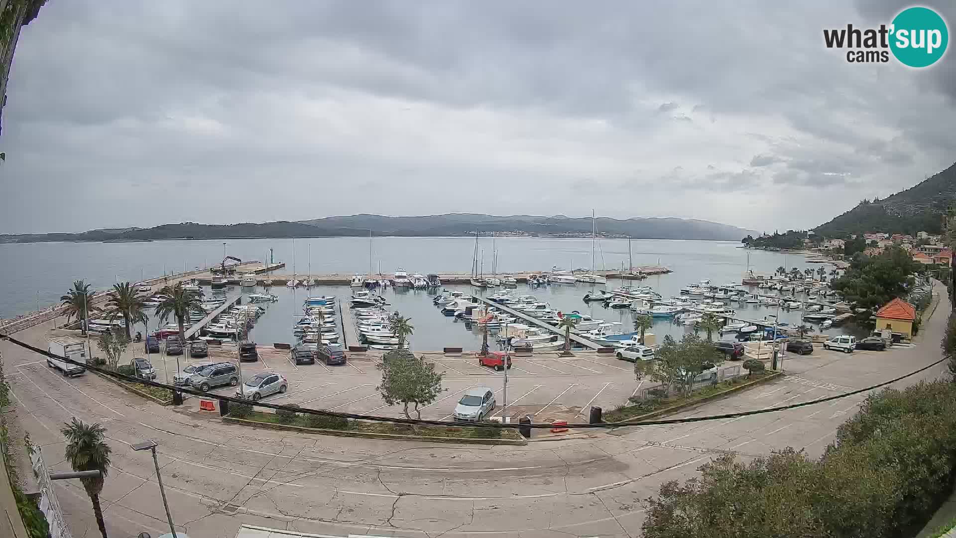 Web kamera Orebić Riva – Trajekt za Korčulu uživo