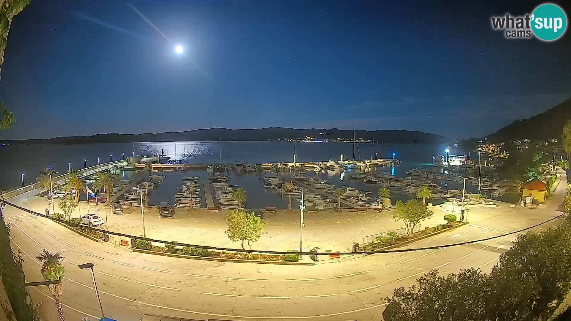 Webcam Orebić Riva – Ferry to Korčula Live