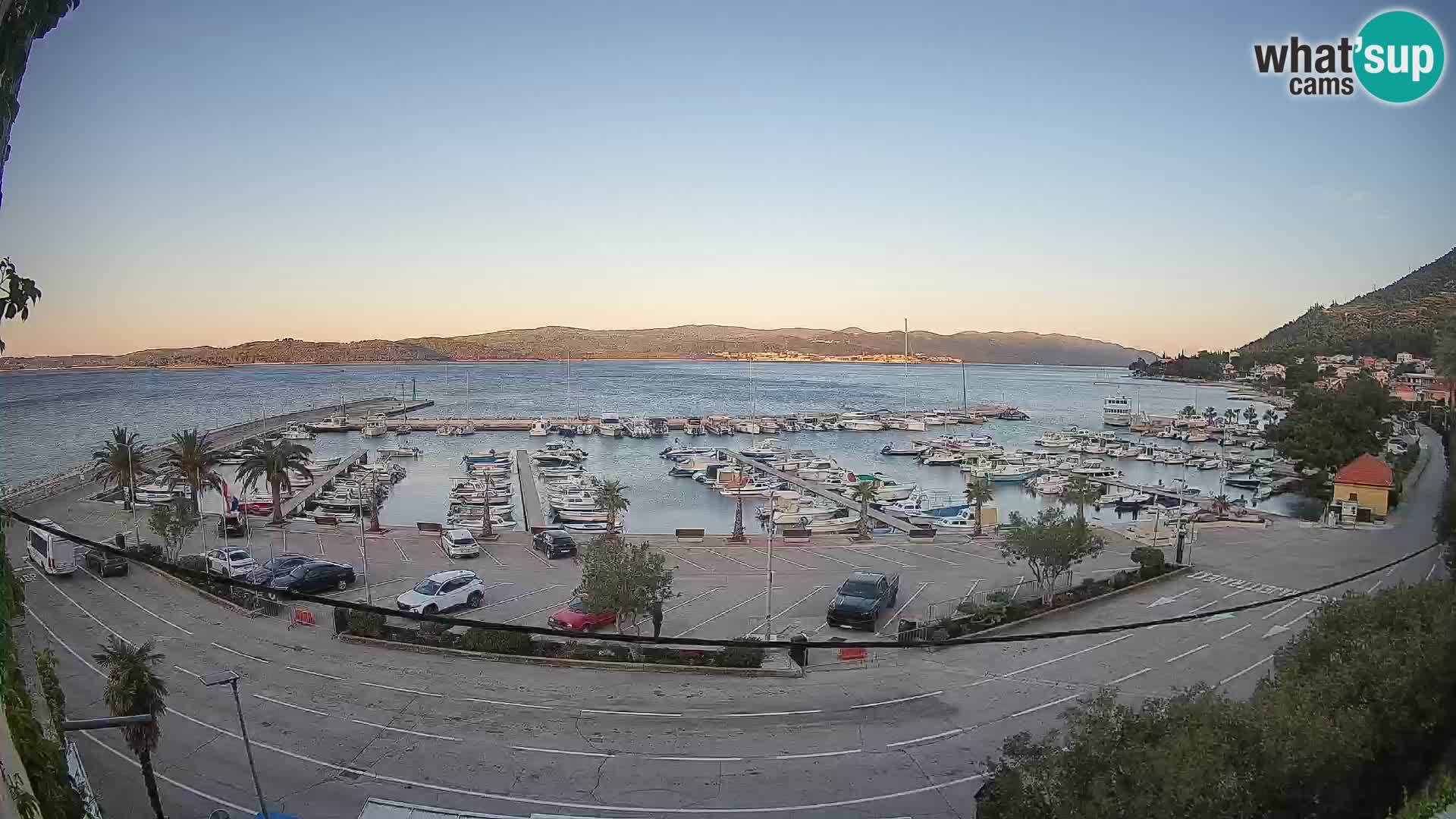 Webcam Orebić Uferpromenade – Fähre nach Korčula Live